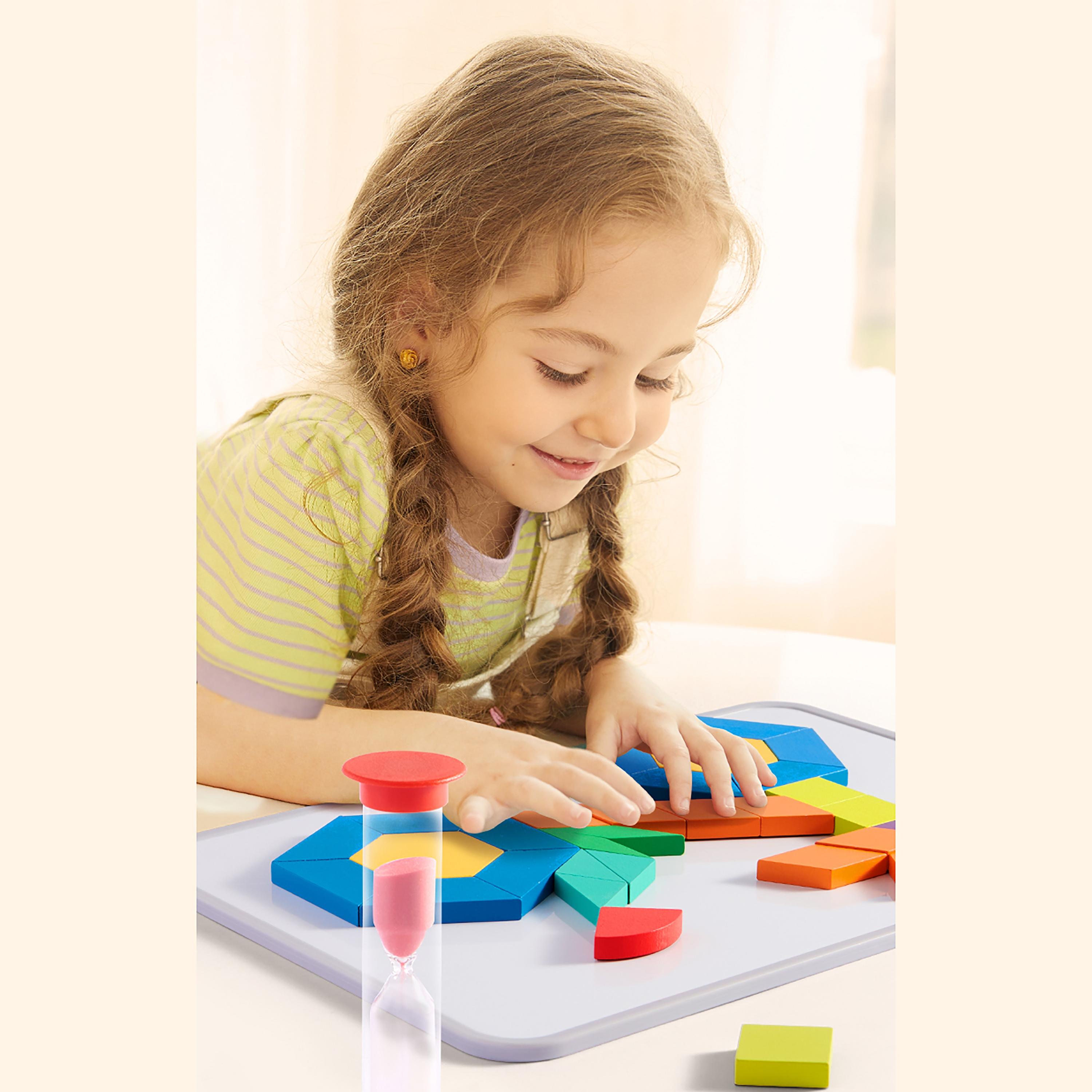Mideer 250-Piece Wooden Geometry Magnetic Blocks-toys-babyandtoddlertoys-learningtoys-image-4