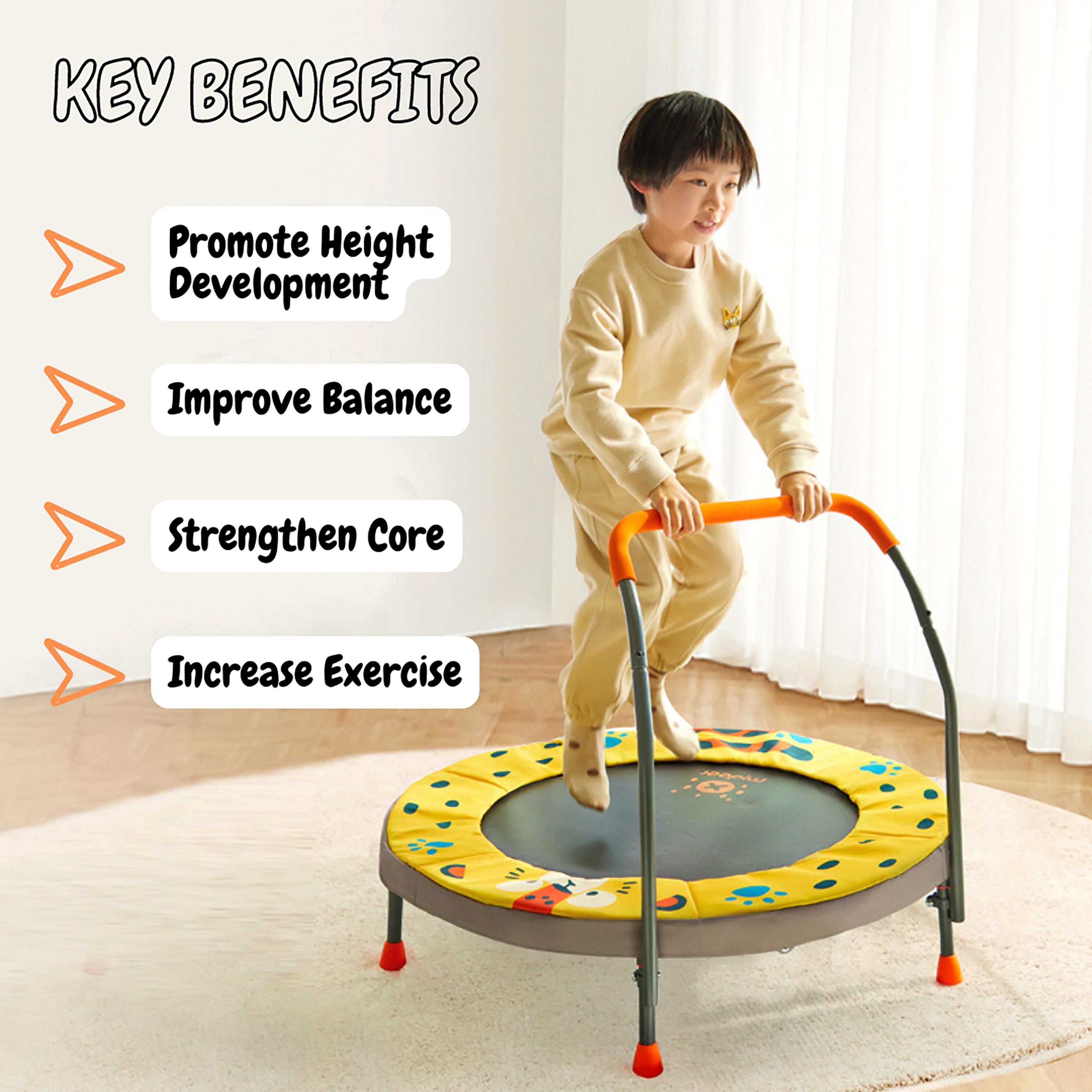 Mideer Kids Foldable Trampoline, 3 ft-toys-outdoor-playhousesandplayards-image-4
