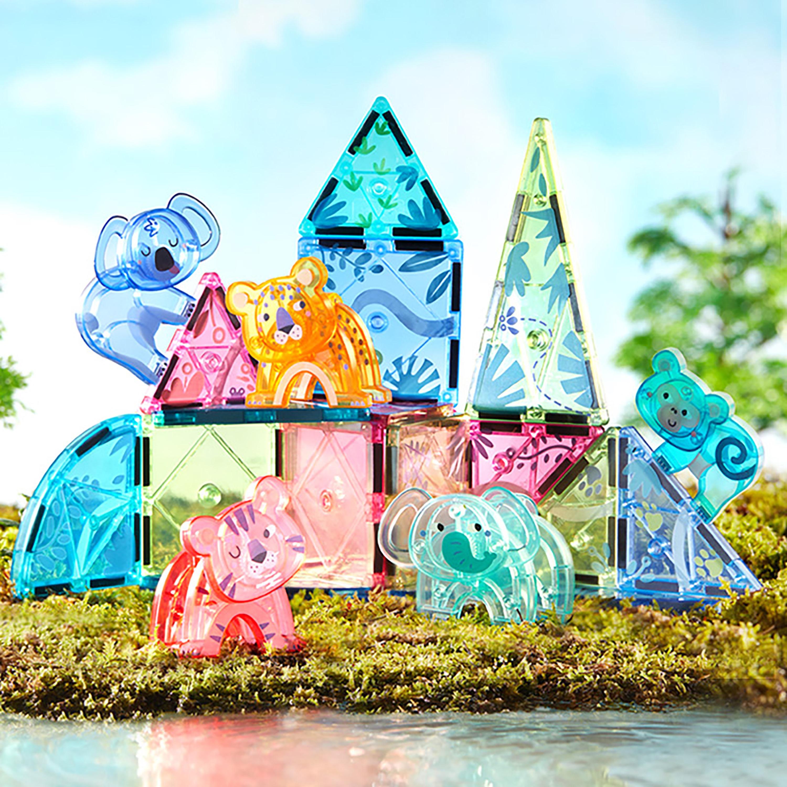 بلاطات مغناطيسية ملونة 40 قطعة من ميدير-toys-buildingblocks-magnetictoys-image-5