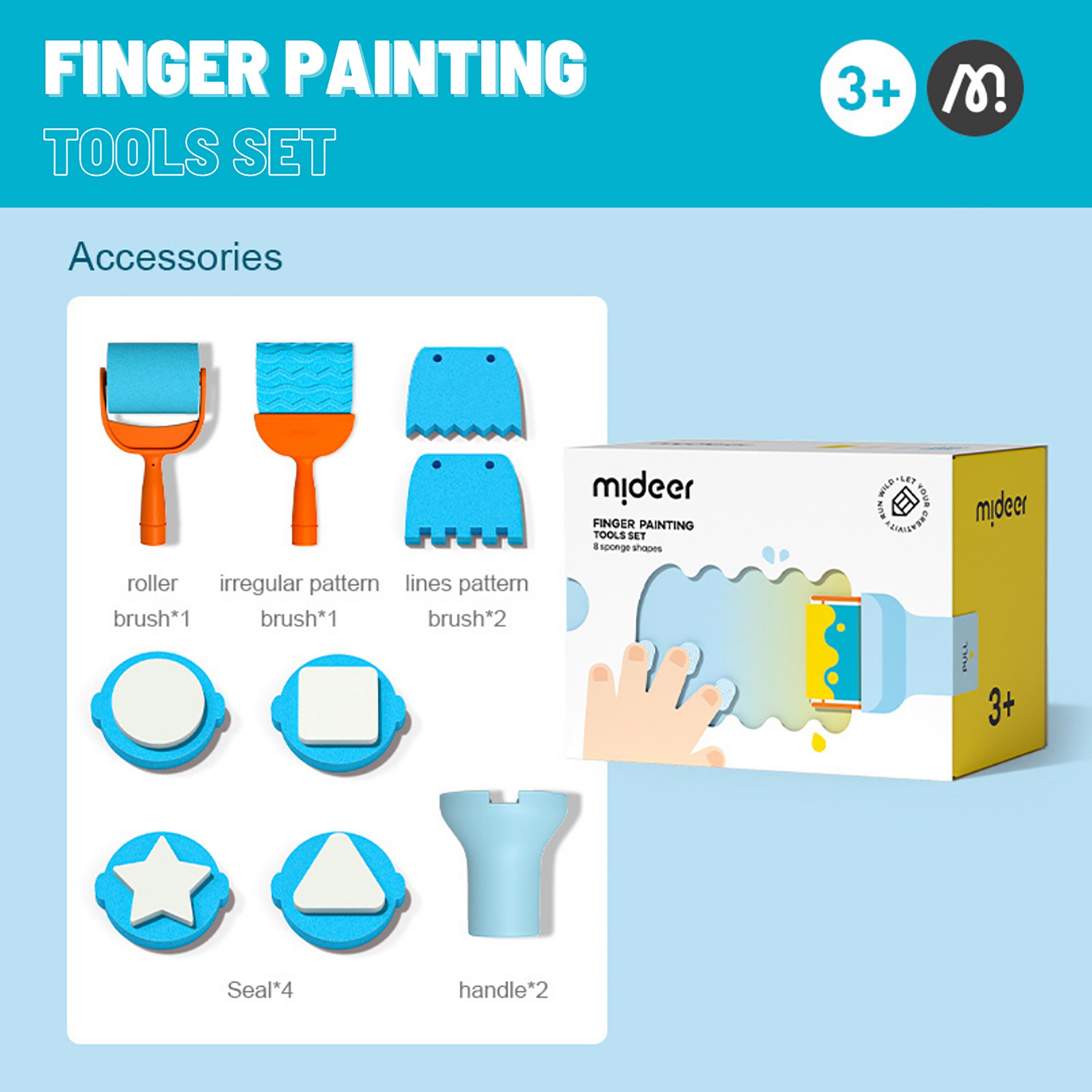 Mideer Finger Painting Tools Set-school-artsandcrafts-image-3
