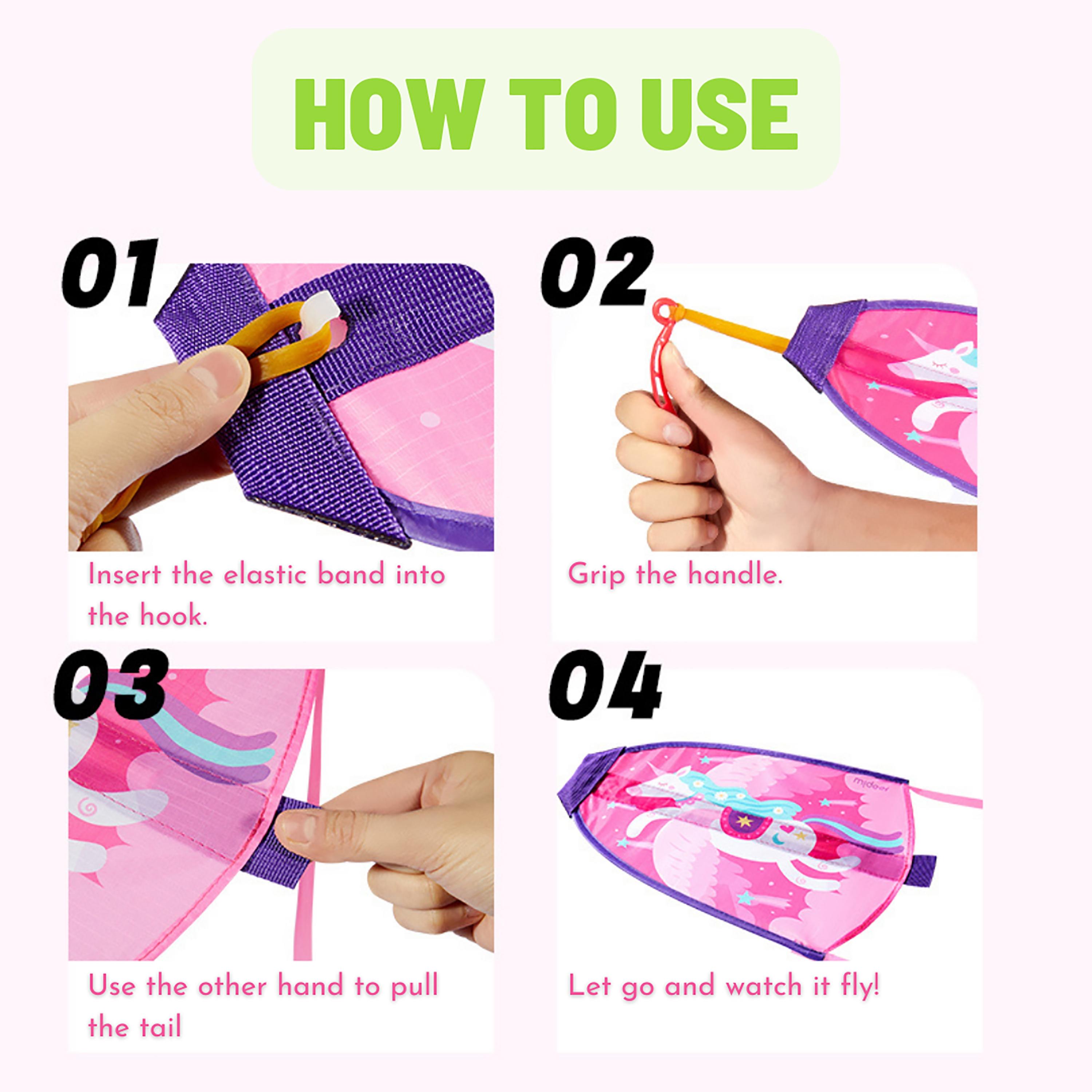 طائرة ورقية صغيرة من ميدير، وحيد القرن-toys-outdoor-sports-image-2
