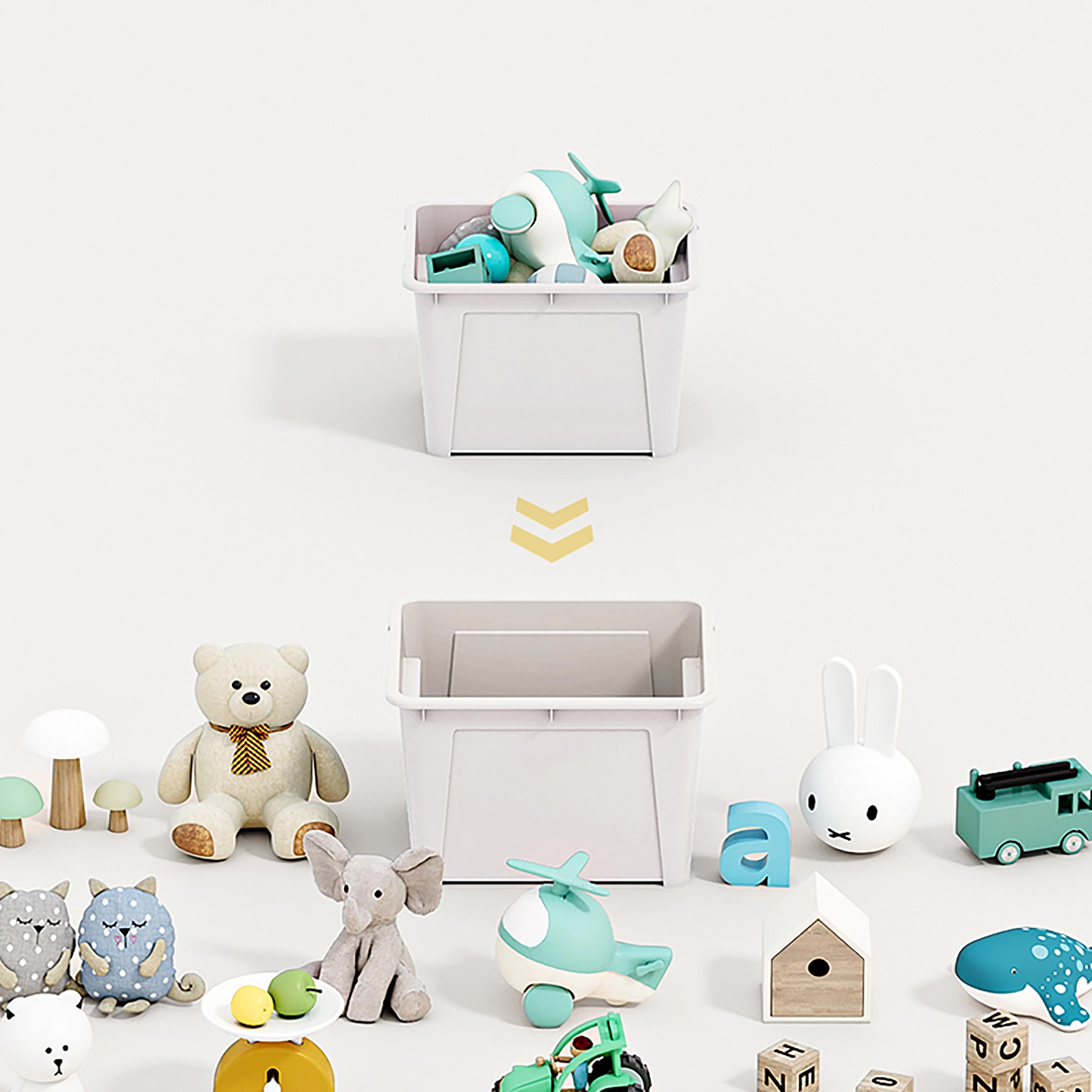 Lovely Baby Whale Storage Rack with 3 Boxes-baby-nursery-furniture-wardrobesandstorage-image-3