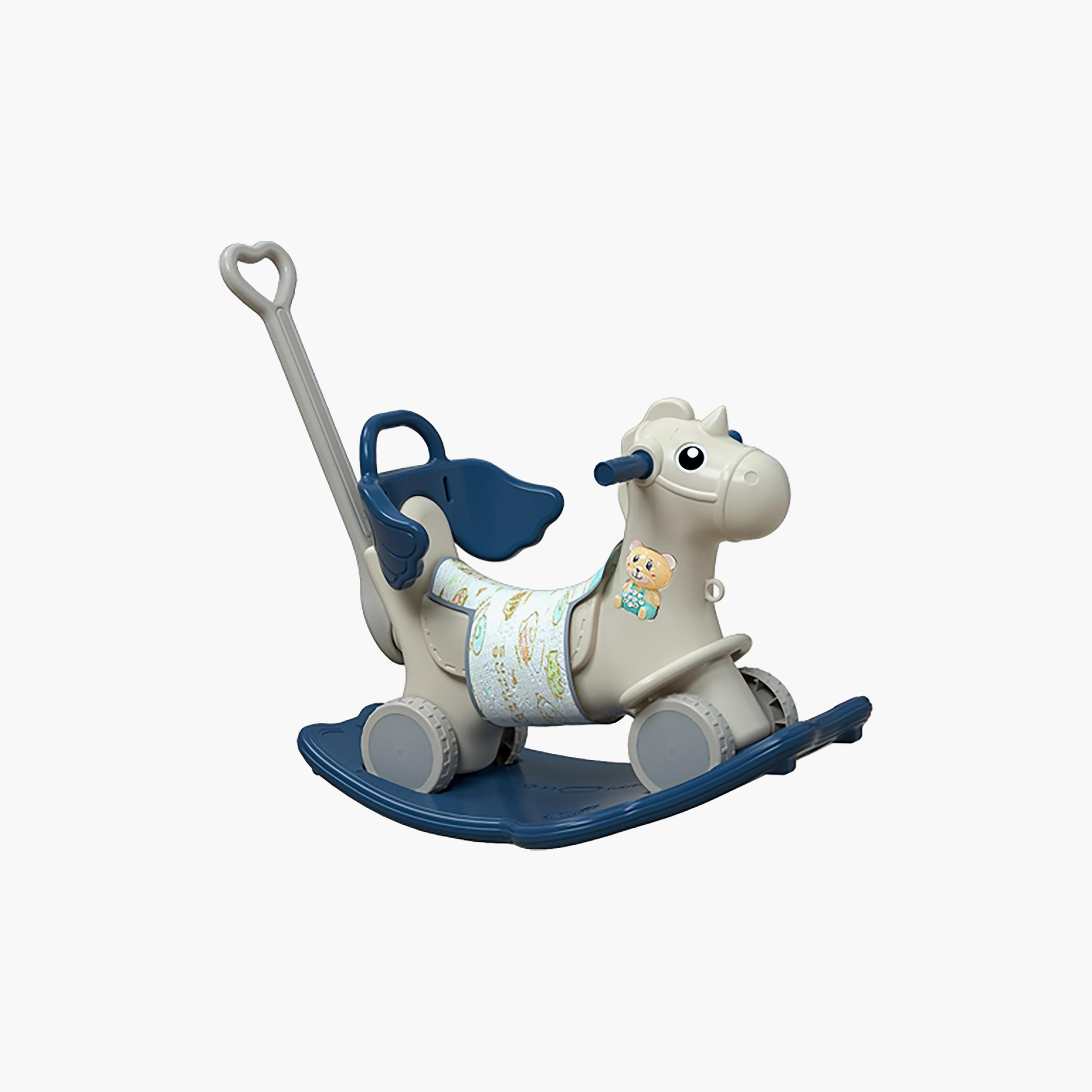 Lovely Baby 2-In-1 Rocking Horse & Ride On-baby-infantactivity-rockers-image-1