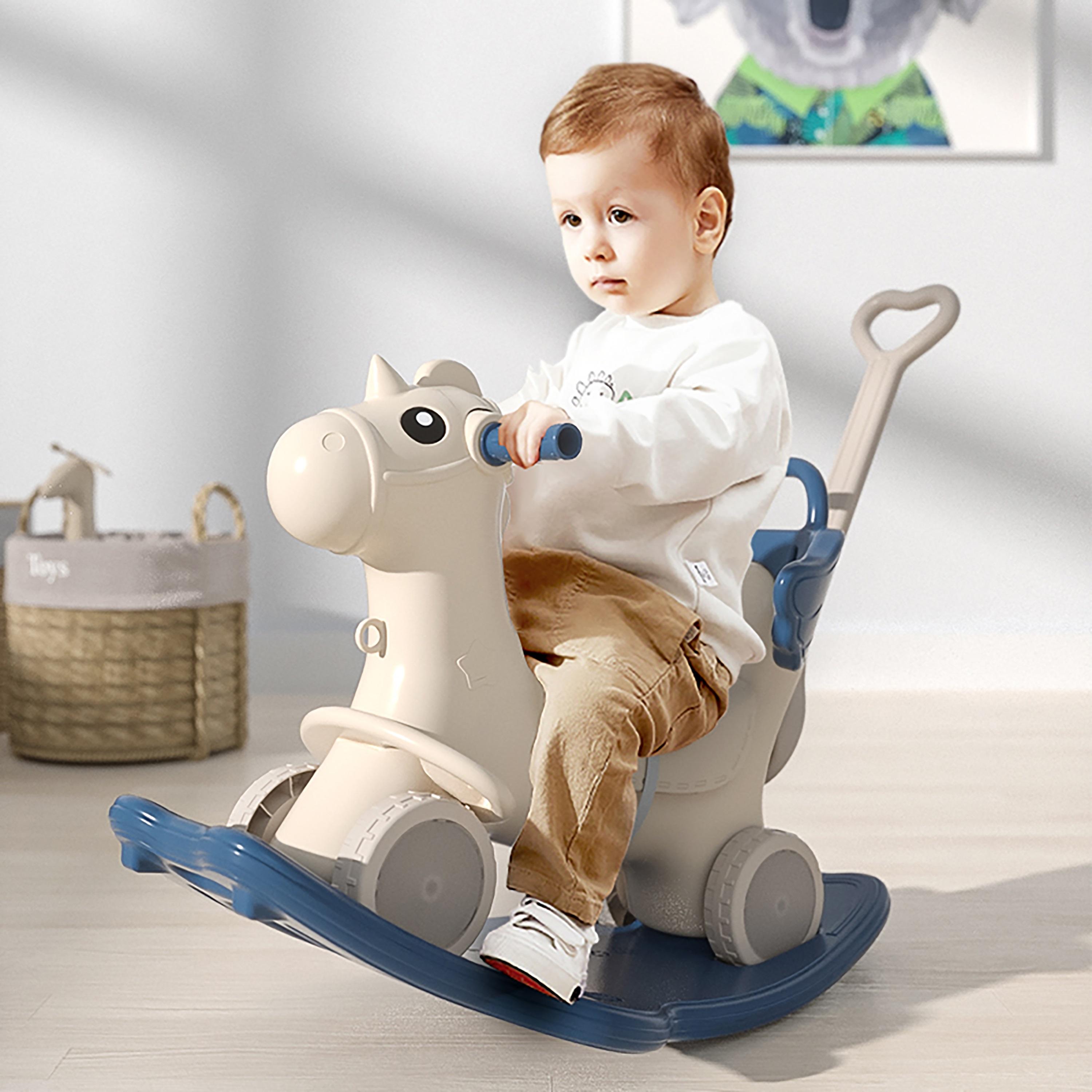 Lovely Baby 2-In-1 Rocking Horse & Ride On-baby-infantactivity-rockers-image-5