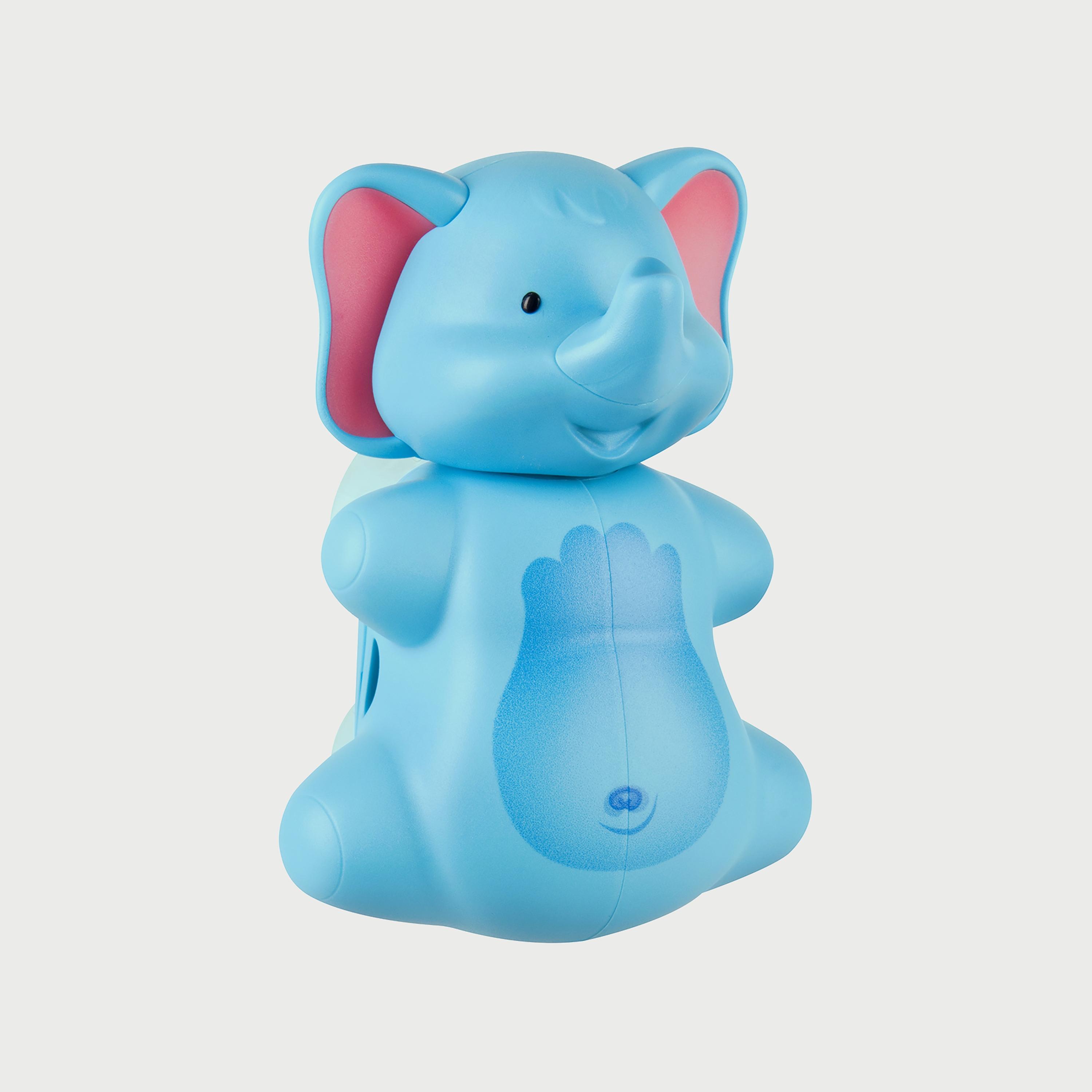 Flipper Fun Animal Toothbrush Holder with Suction Cup for Kids, Elephant-baby-bathandcare-oralcare-image-4