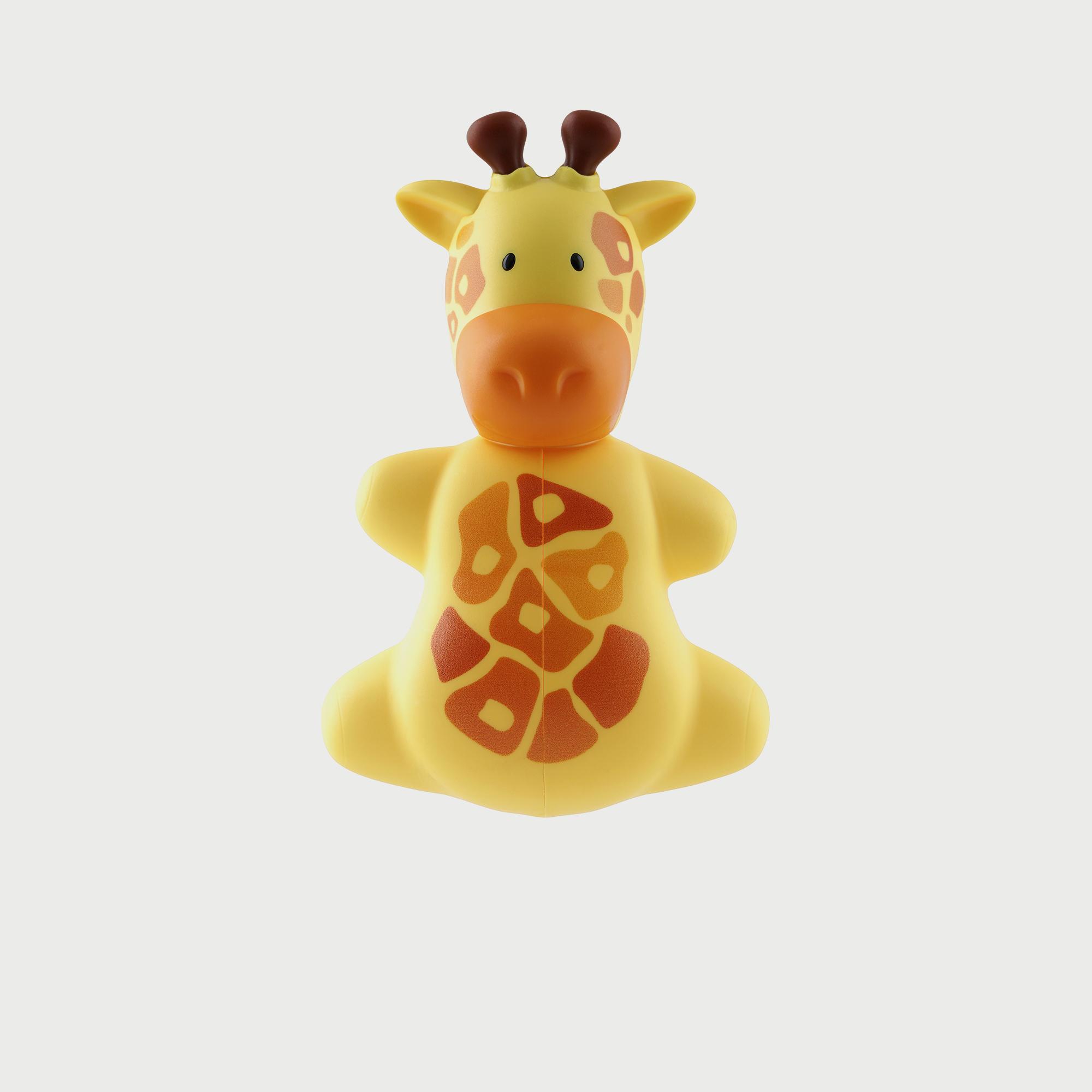 Flipper Fun Animal Toothbrush Holder with Suction Cup for Kids, Giraffe-baby-bathandcare-oralcare-image-2
