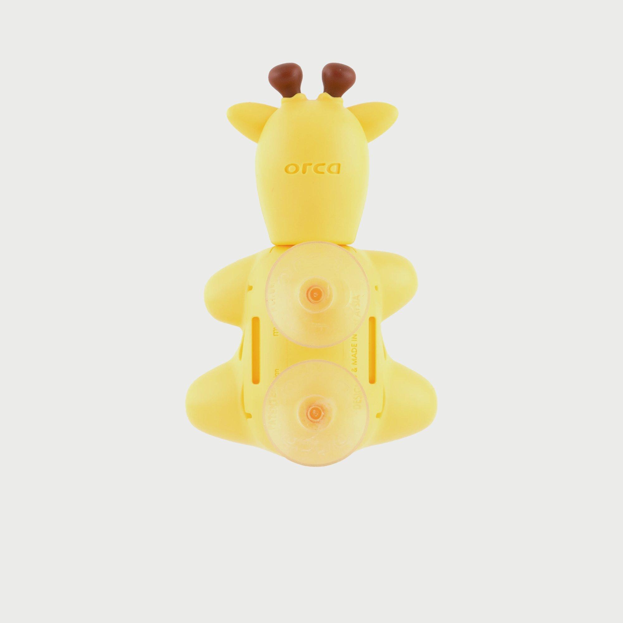 Flipper Fun Animal Toothbrush Holder with Suction Cup for Kids, Giraffe-baby-bathandcare-oralcare-image-5
