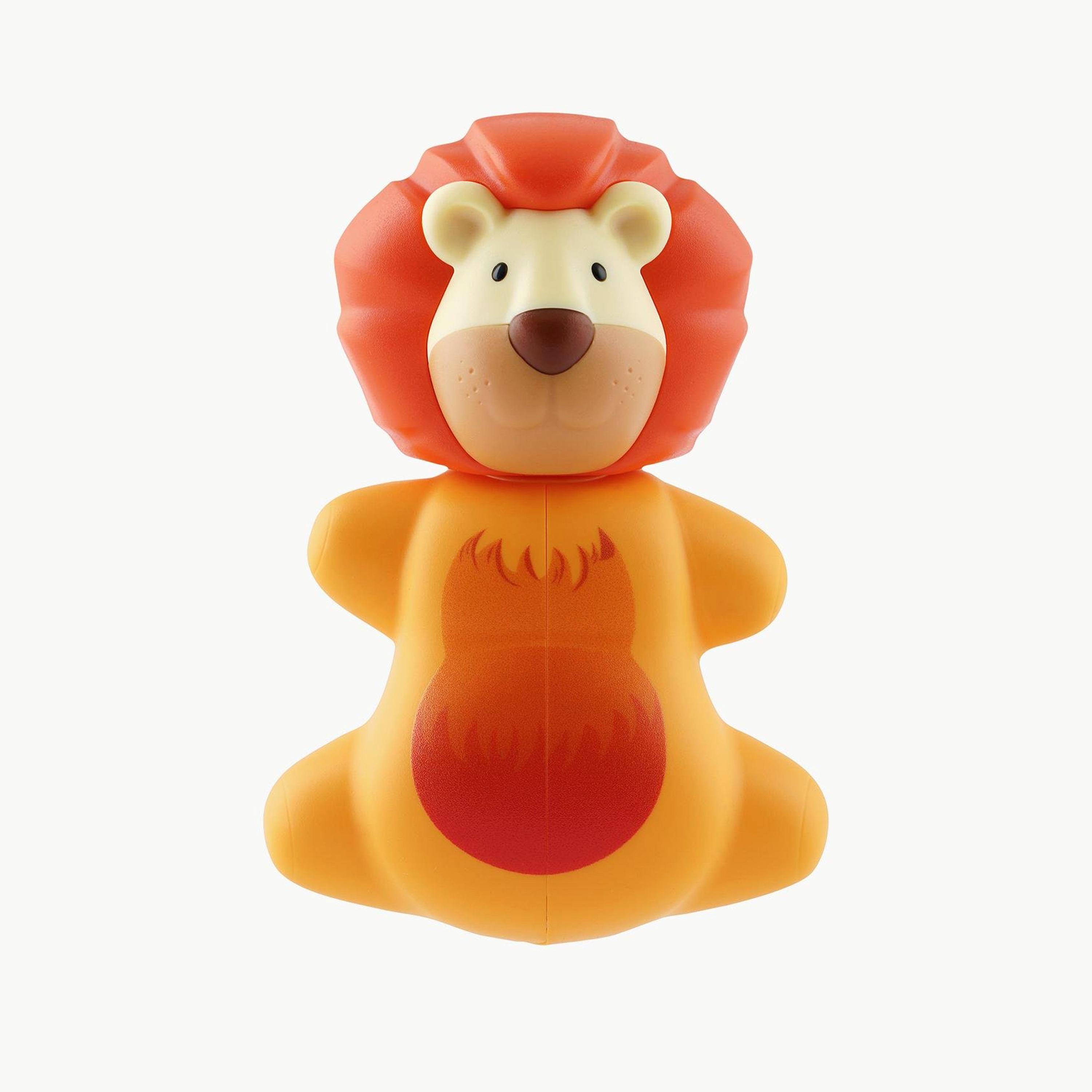 Flipper Fun Animal Toothbrush Holder with Suction Cup for Kids, Lion-baby-bathandcare-oralcare-image-2