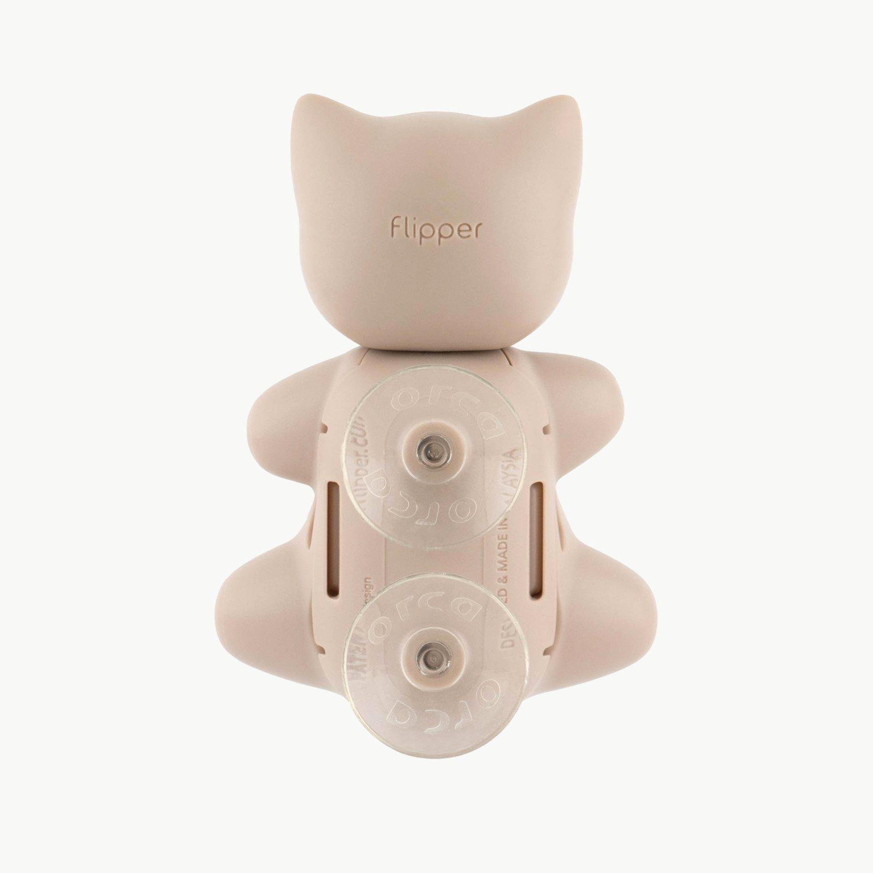 Flipper Fun Animal Toothbrush Holder with Suction Cup for Kids, Cat-baby-bathandcare-oralcare-image-4