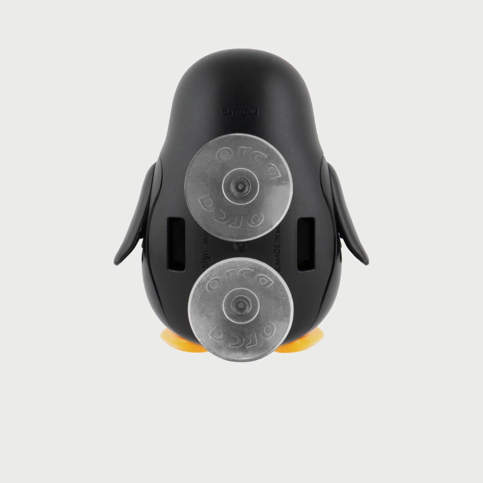 Flipper Fun Animal Toothbrush Holder with Suction Cup for Kids, Penguin-baby-bathandcare-oralcare-image-6