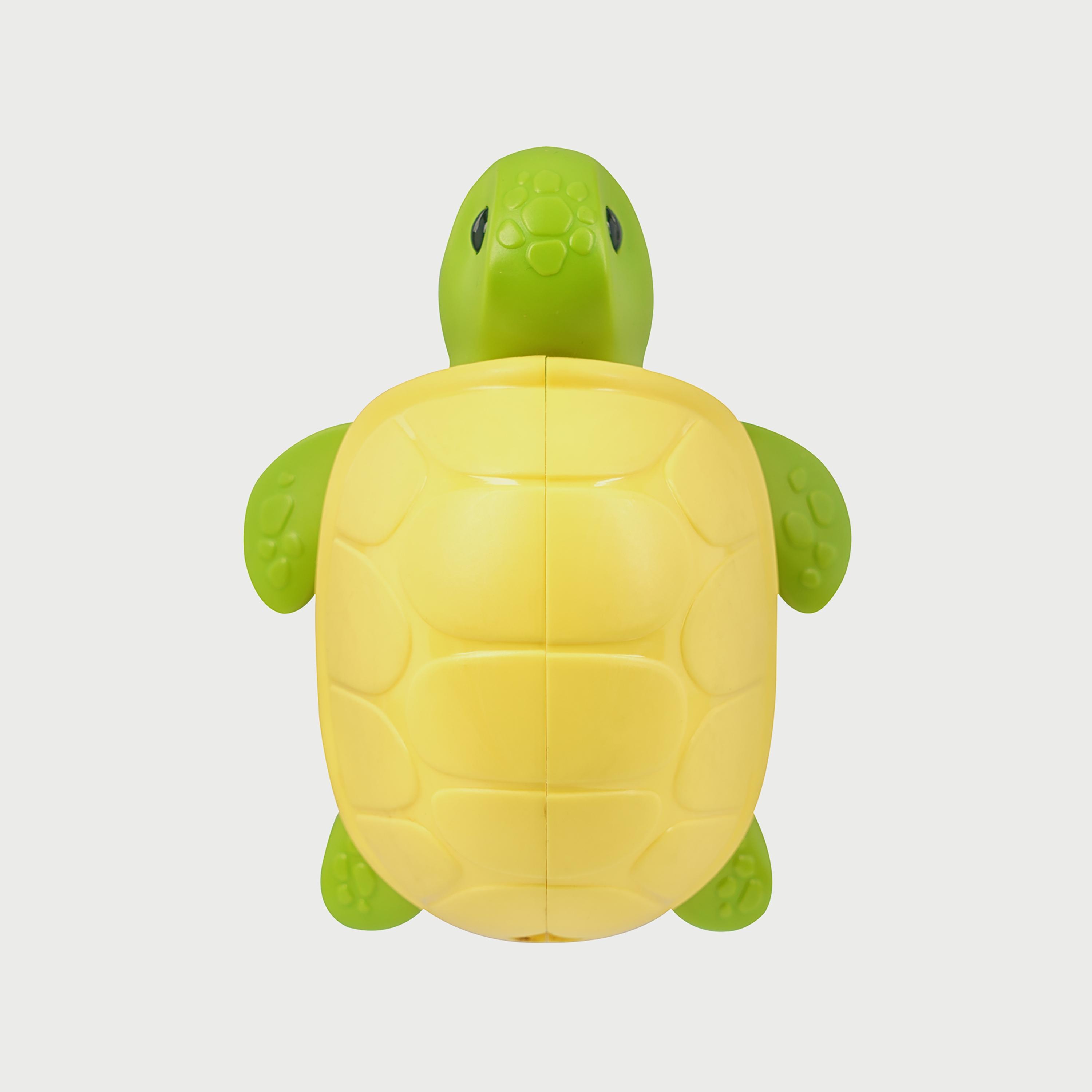 Flipper Fun Animal Toothbrush Holder with Suction Cup for Kids, Turtle-baby-bathandcare-oralcare-image-2