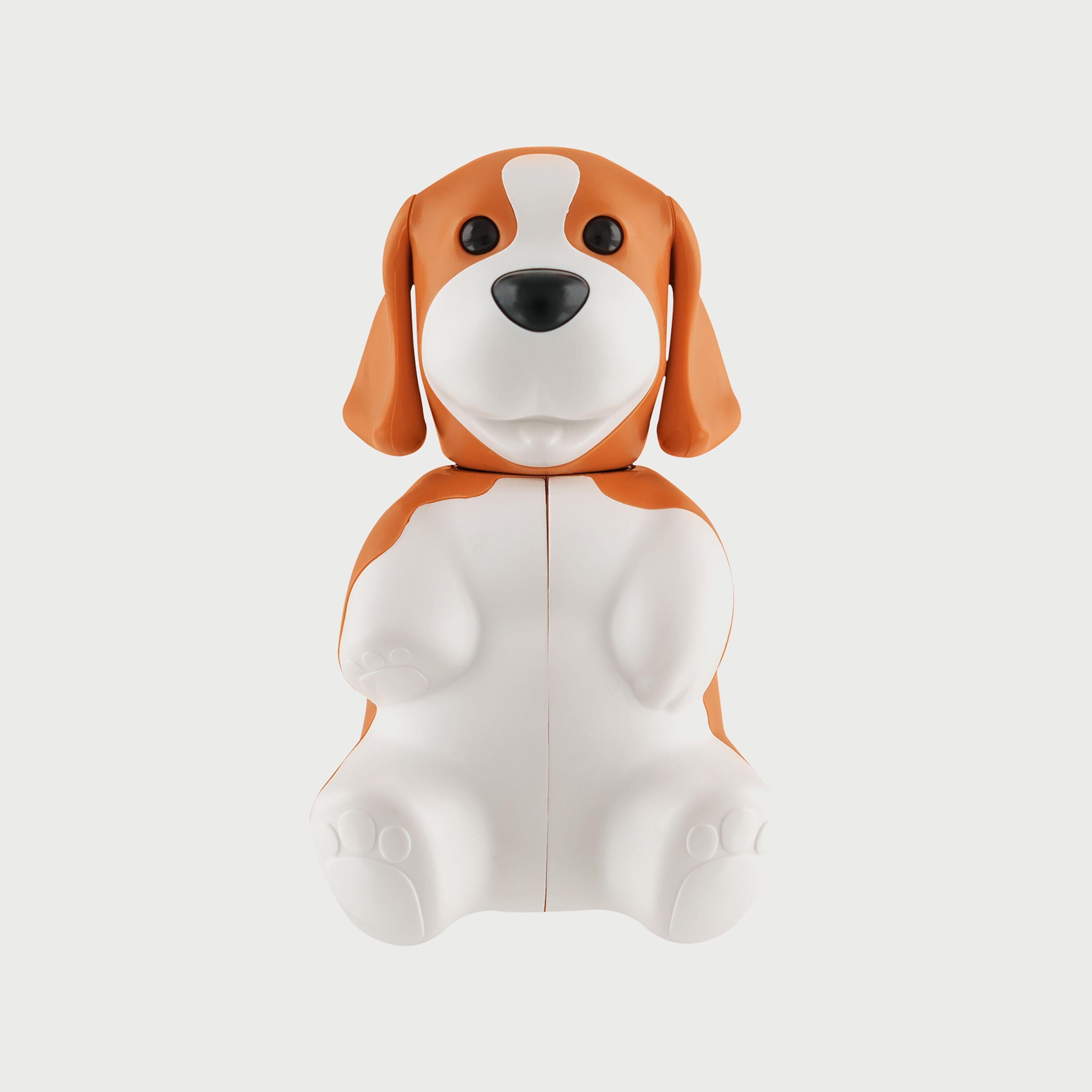 Flipper Fun Animal Toothbrush Holder with Suction Cup for Kids, Beagle-baby-bathandcare-oralcare-image-2