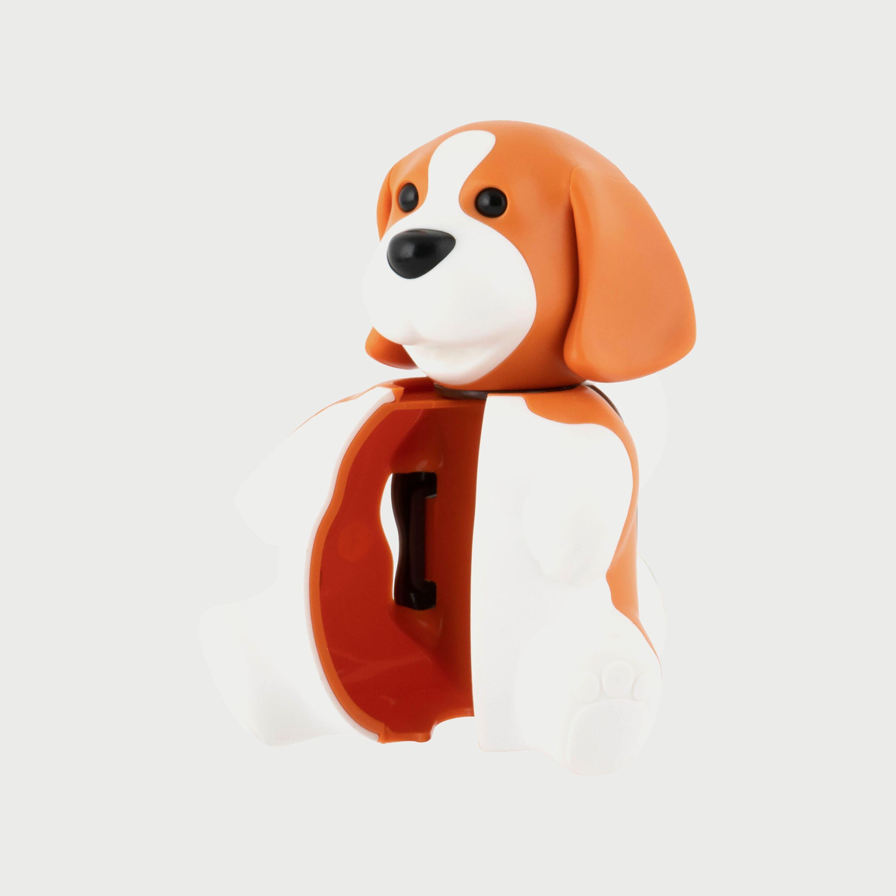 Flipper Fun Animal Toothbrush Holder with Suction Cup for Kids, Beagle-baby-bathandcare-oralcare-image-4