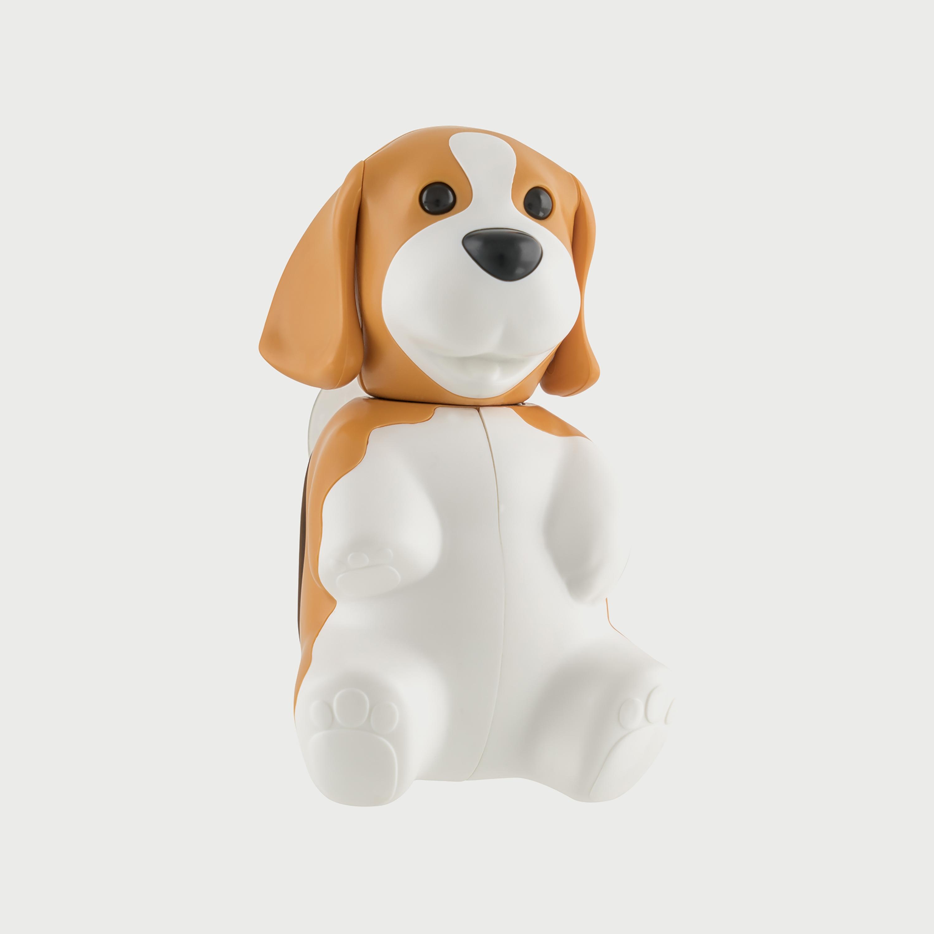 Flipper Fun Animal Toothbrush Holder with Suction Cup for Kids, Beagle-baby-bathandcare-oralcare-image-5