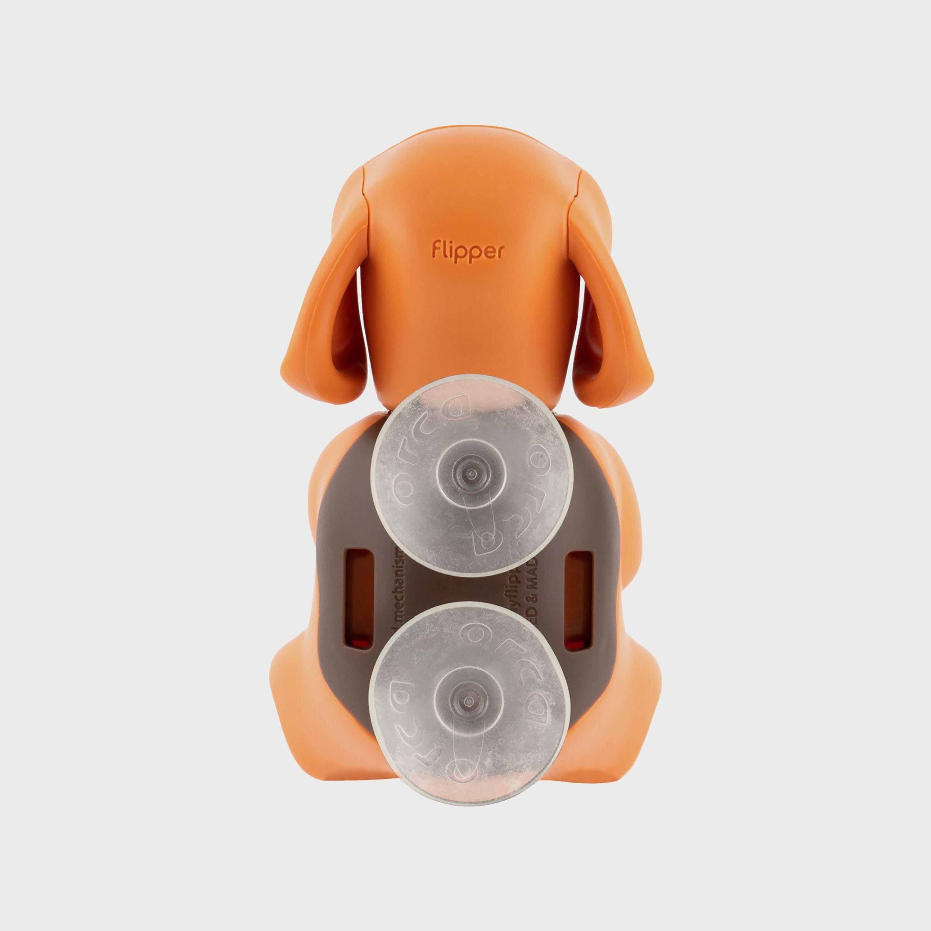 Flipper Fun Animal Toothbrush Holder with Suction Cup for Kids, Beagle-baby-bathandcare-oralcare-image-6