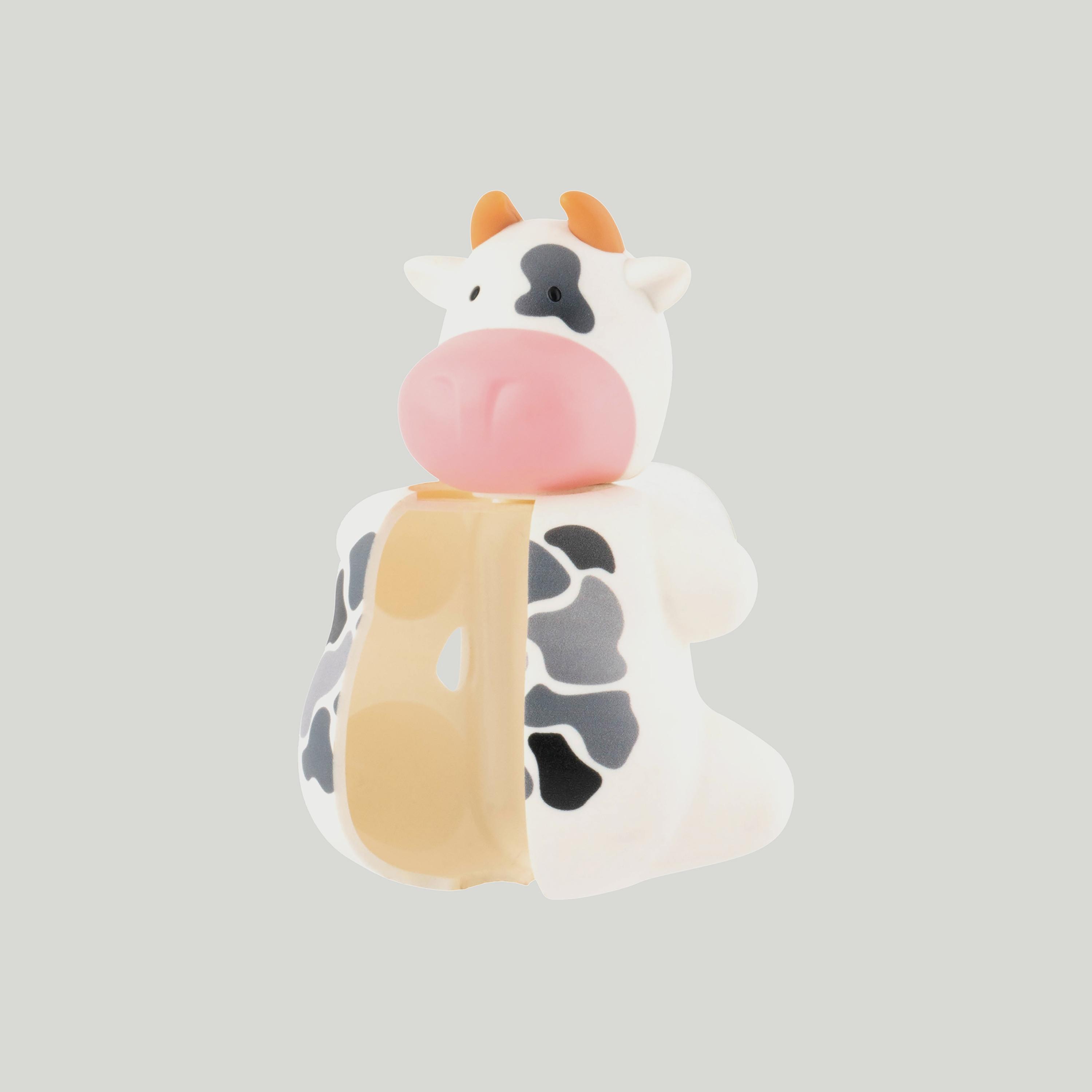 Flipper Fun Animal Toothbrush with Toothbrush Holder for Kids, Cow-baby-bathandcare-oralcare-image-4