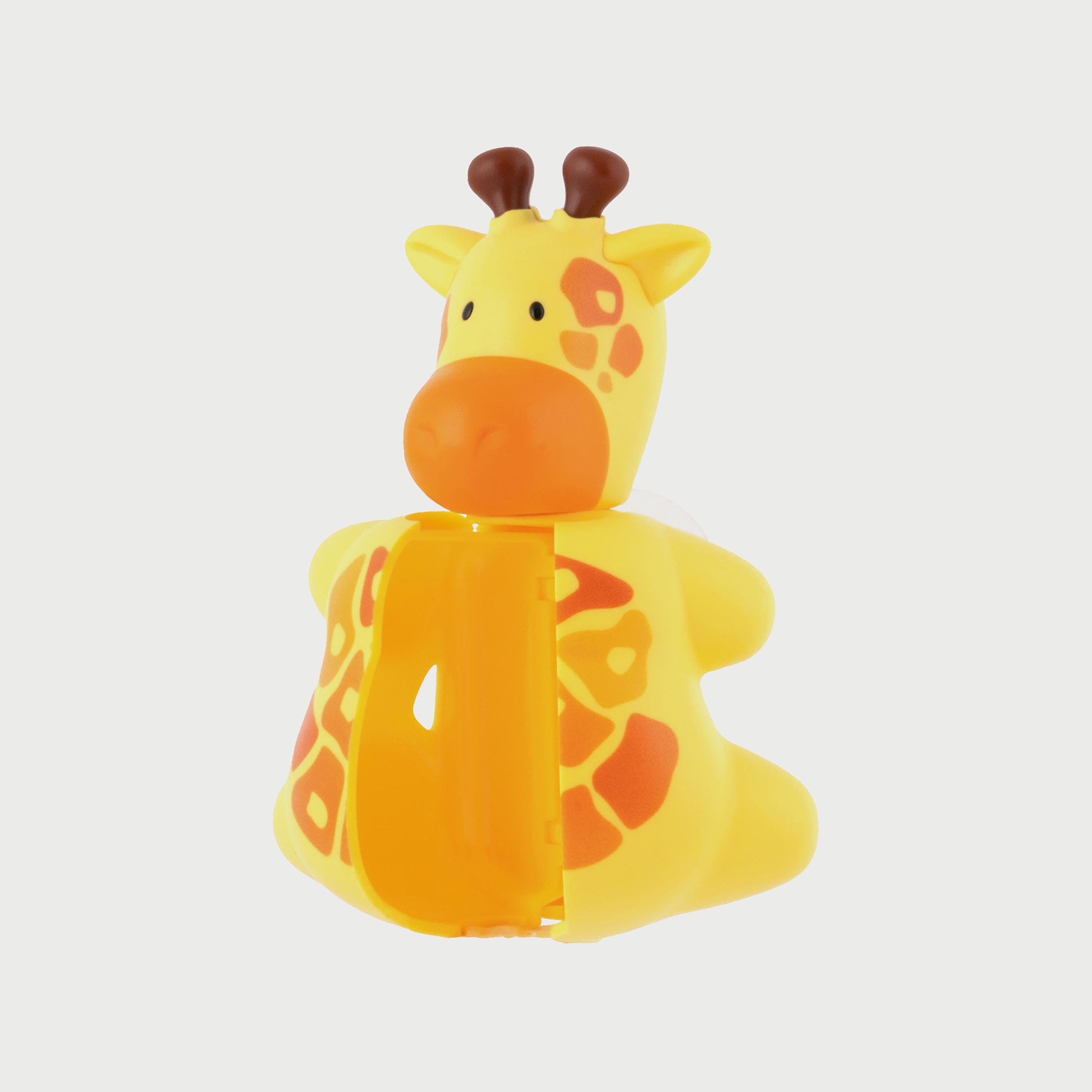 فرشاة أسنان مع حامل بتصميم حيوانات للأطفال من فليبر، زرافة-baby-bathandcare-oralcare-image-4