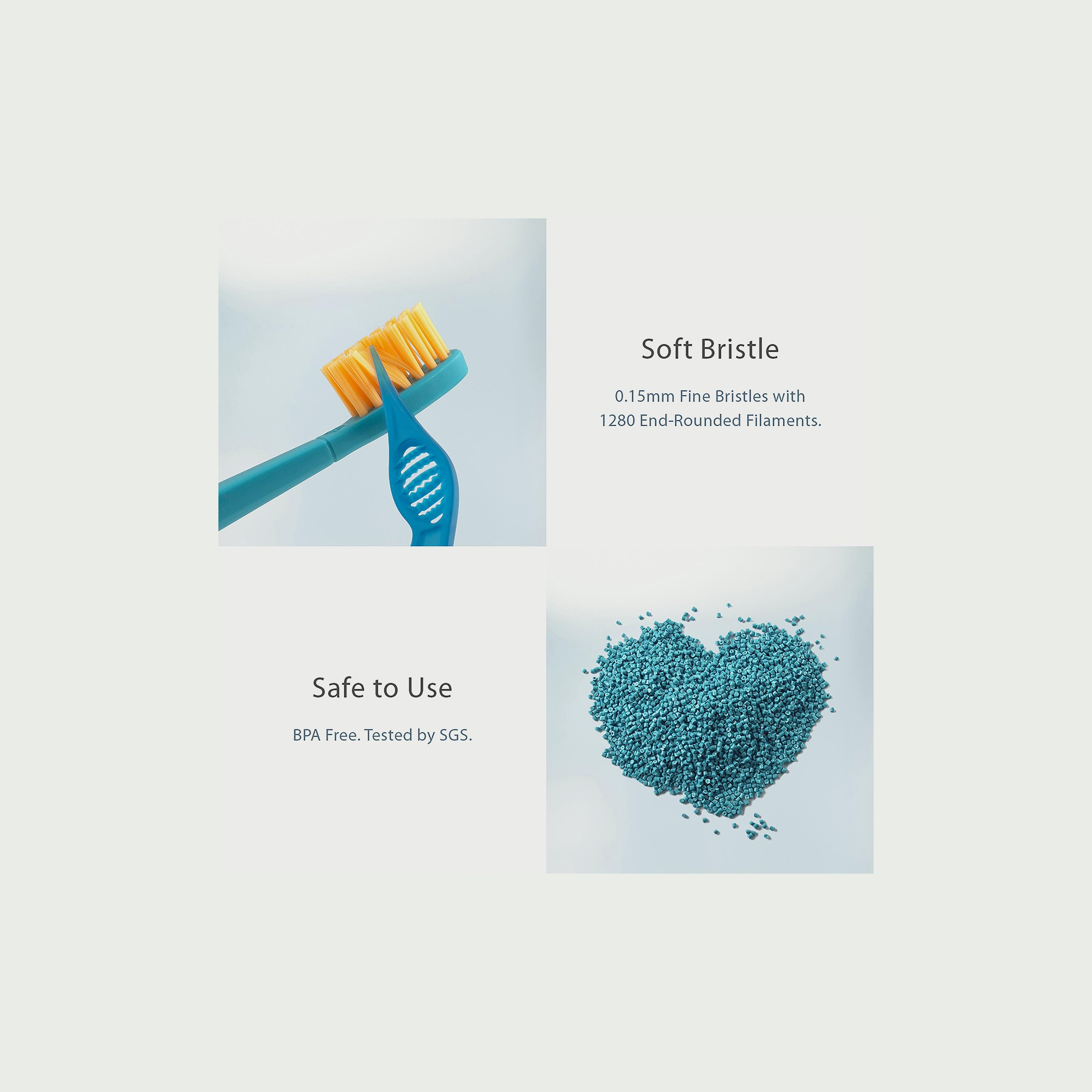 فرشاة أسنان مع حامل بتصميم حيوانات للأطفال من فليبر، زرافة-baby-bathandcare-oralcare-image-5