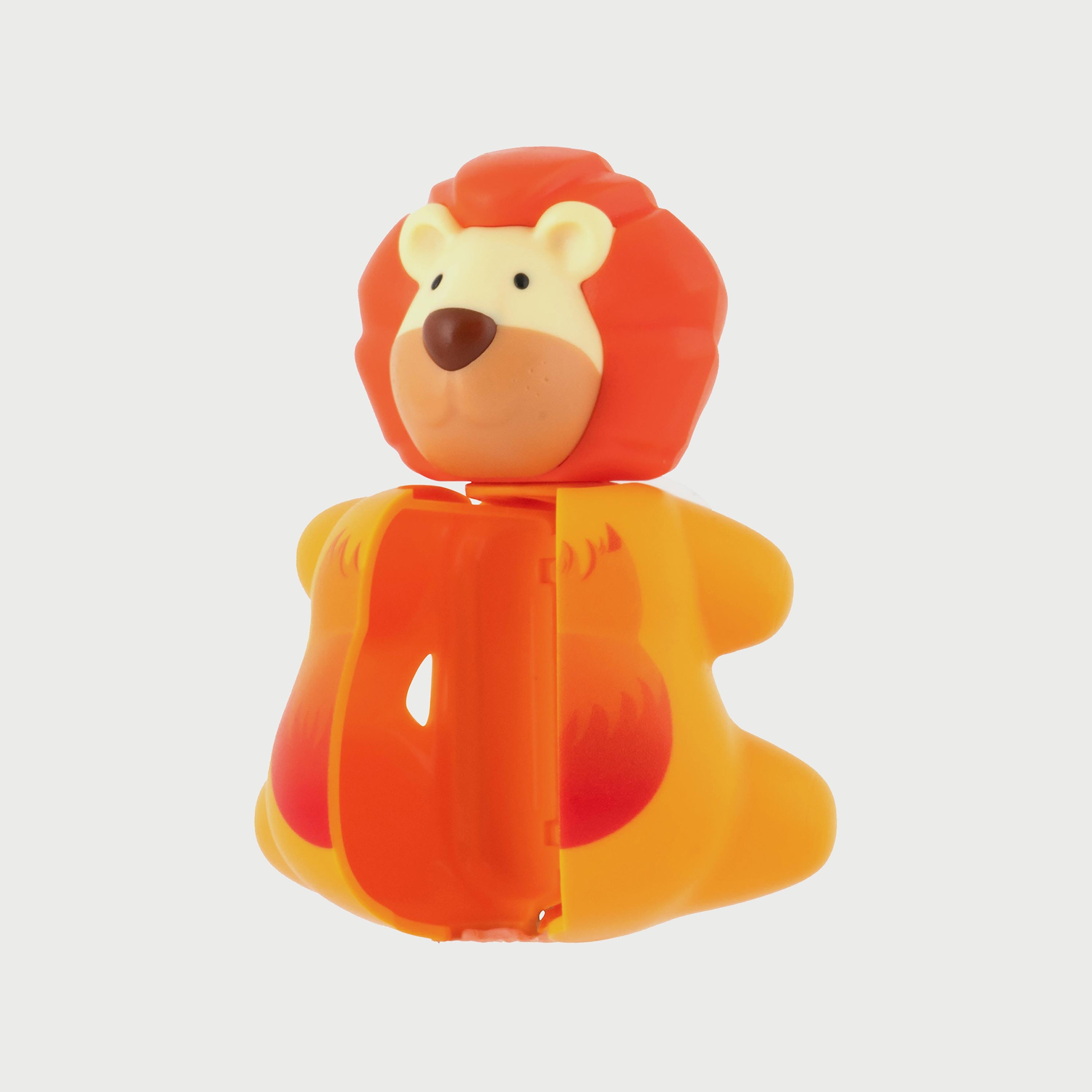 Flipper Fun Animal Toothbrush with Toothbrush Holder for Kids, Lion-baby-bathandcare-oralcare-image-4