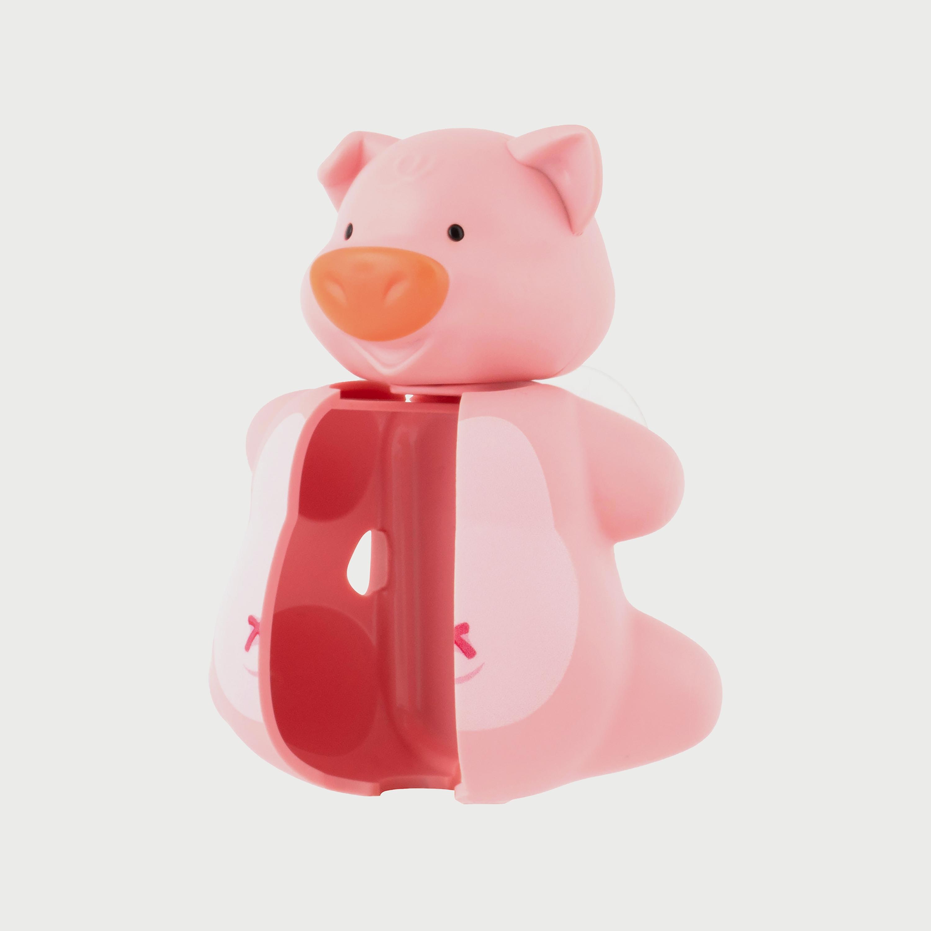Flipper Fun Animal Toothbrush with Toothbrush Holder for Kids, Piggy-baby-bathandcare-oralcare-image-4