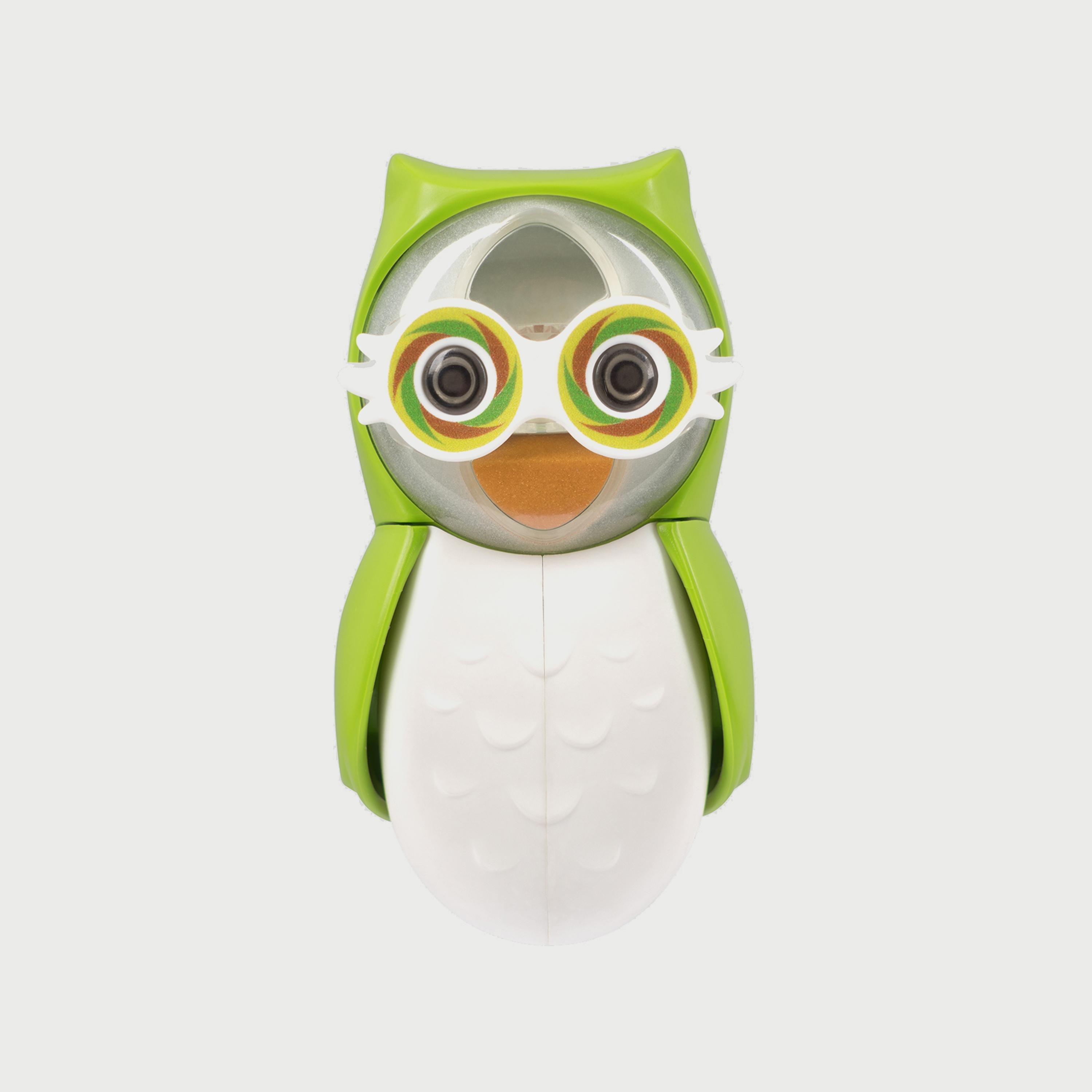 Flipper Owl Toothbrush Holder with Timer for Kids, Owl-baby-bathandcare-oralcare-image-2