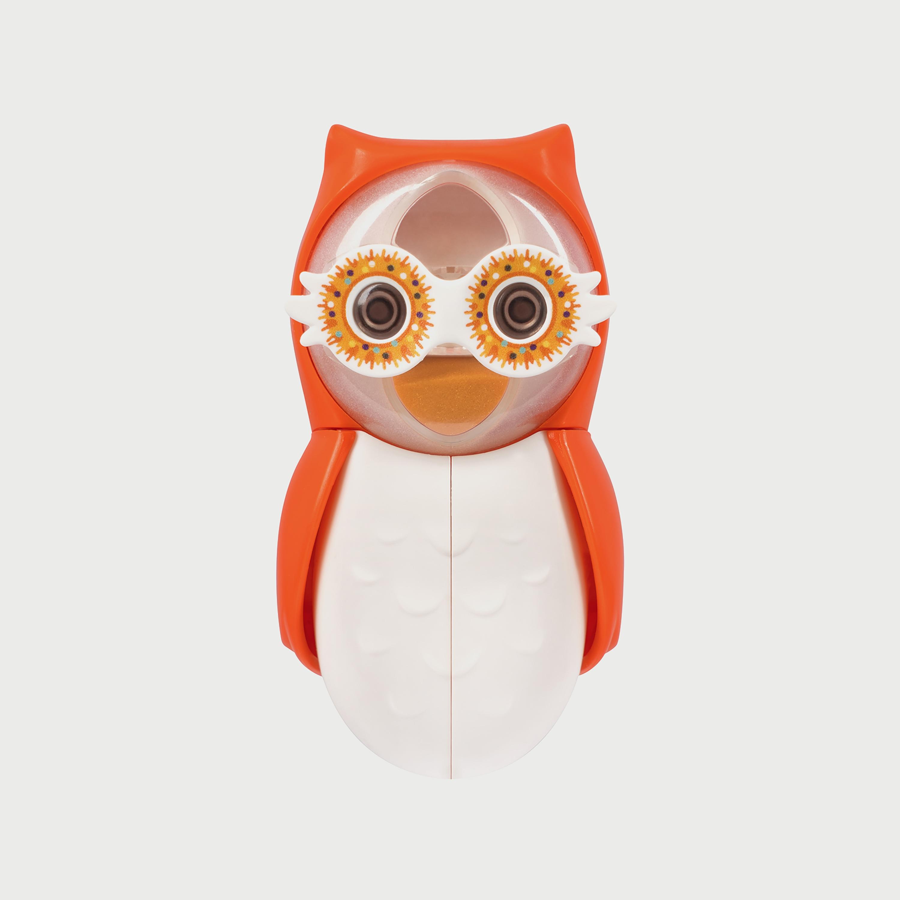 Flipper Owl Toothbrush Holder with Timer for Kids, Owl-baby-bathandcare-oralcare-image-2