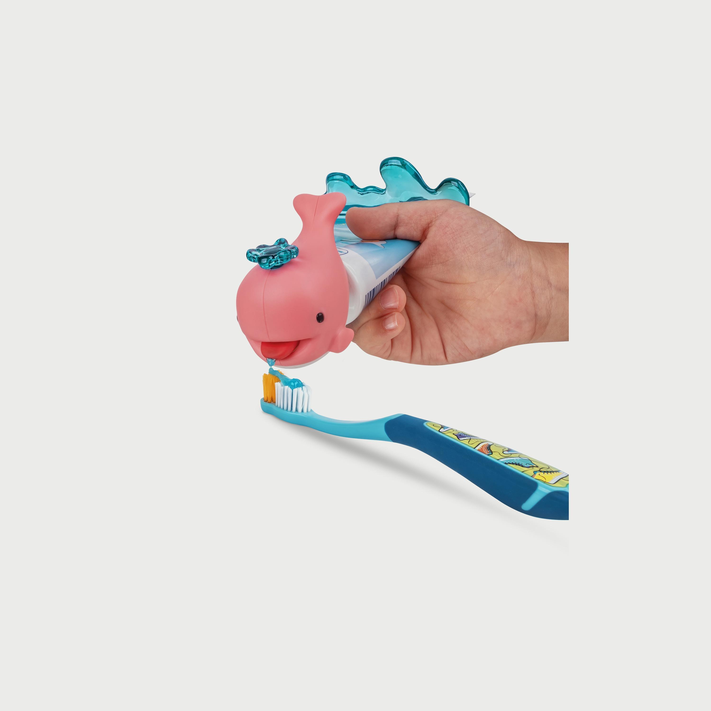 Flipper Whale Toothpaste Squirter with Squeezer for Kids-baby-bathandcare-oralcare-image-6