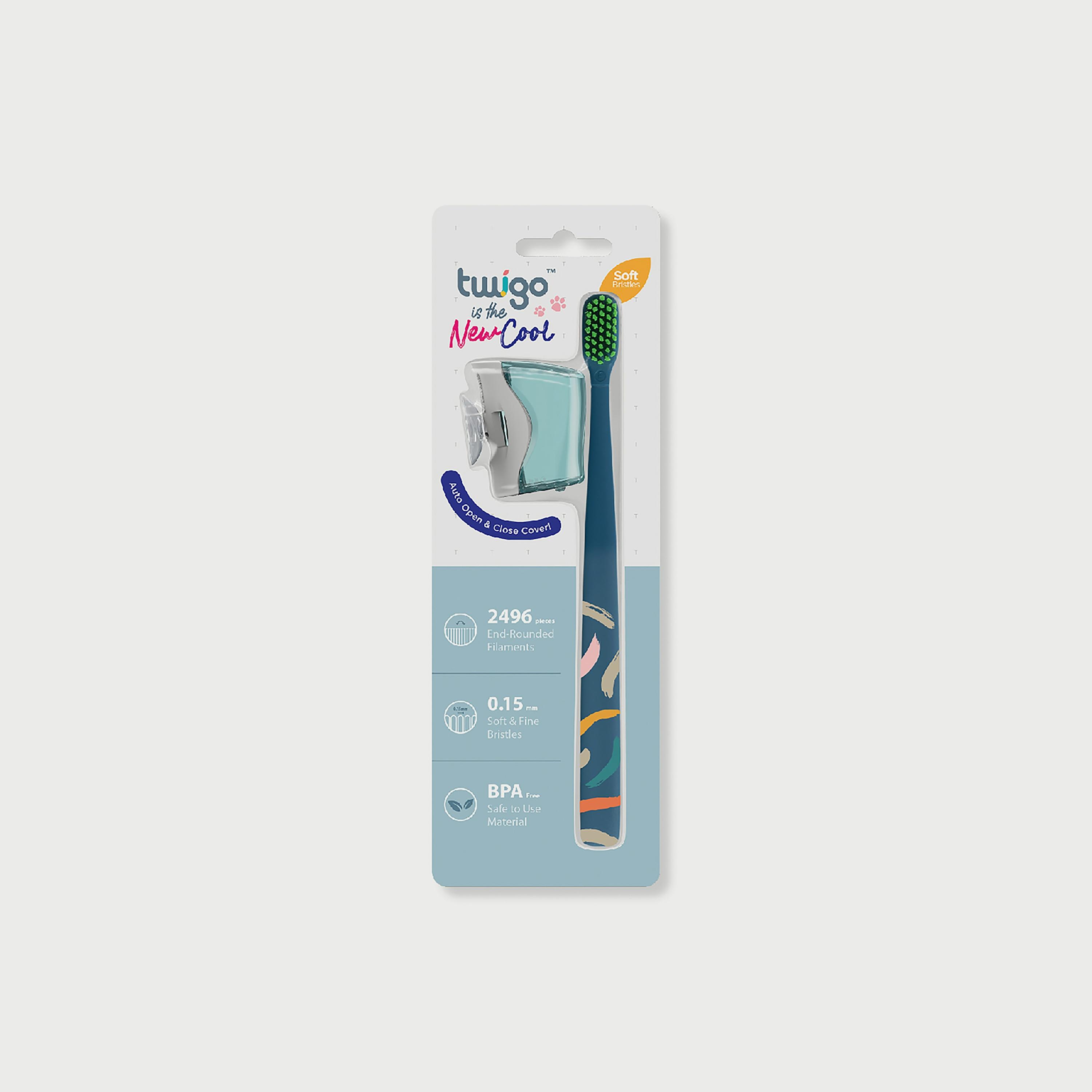 Flipper Twigo Toothbrush & Toothbrush Cover Combo, Ocean Blue-baby-bathandcare-oralcare-image-3