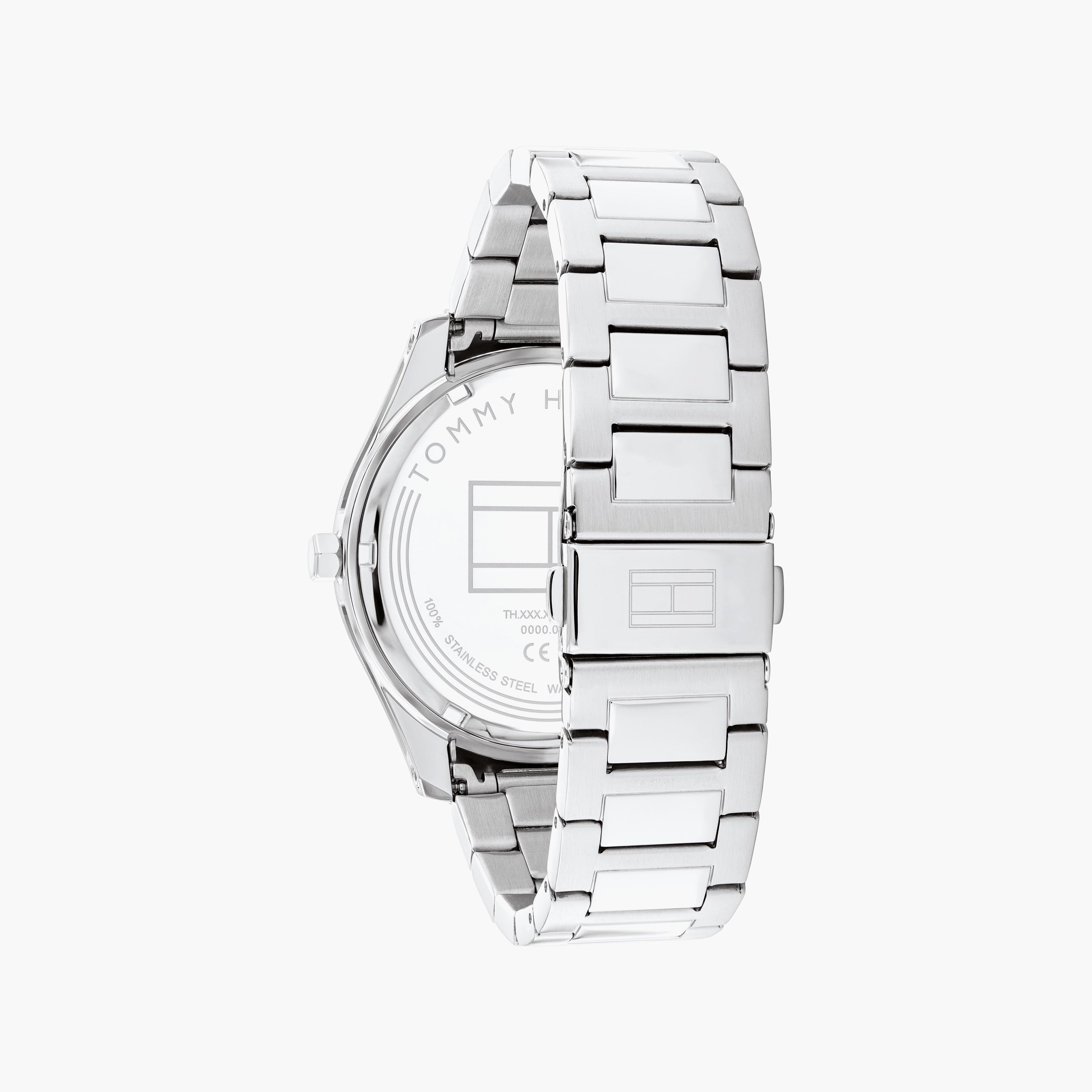 ساعة انالوج فضية بسوار ستانلس ستيل من تومي هيلفيغر للرجال | 1710532-men-watchesandjewellery-watches-image-3