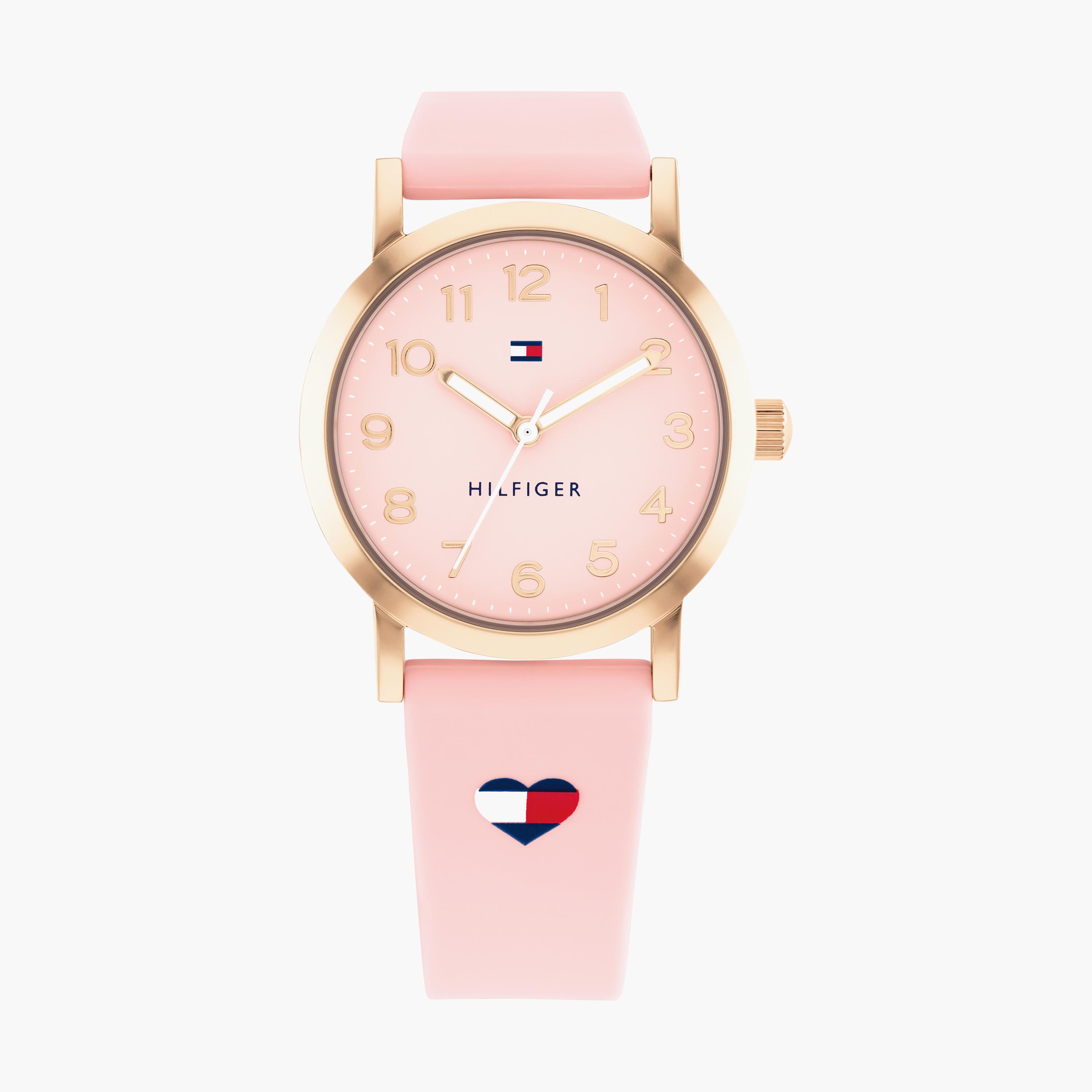 Buy Tommy Hilfiger Kids Pink Analog Silicone Strap Watch 1720038