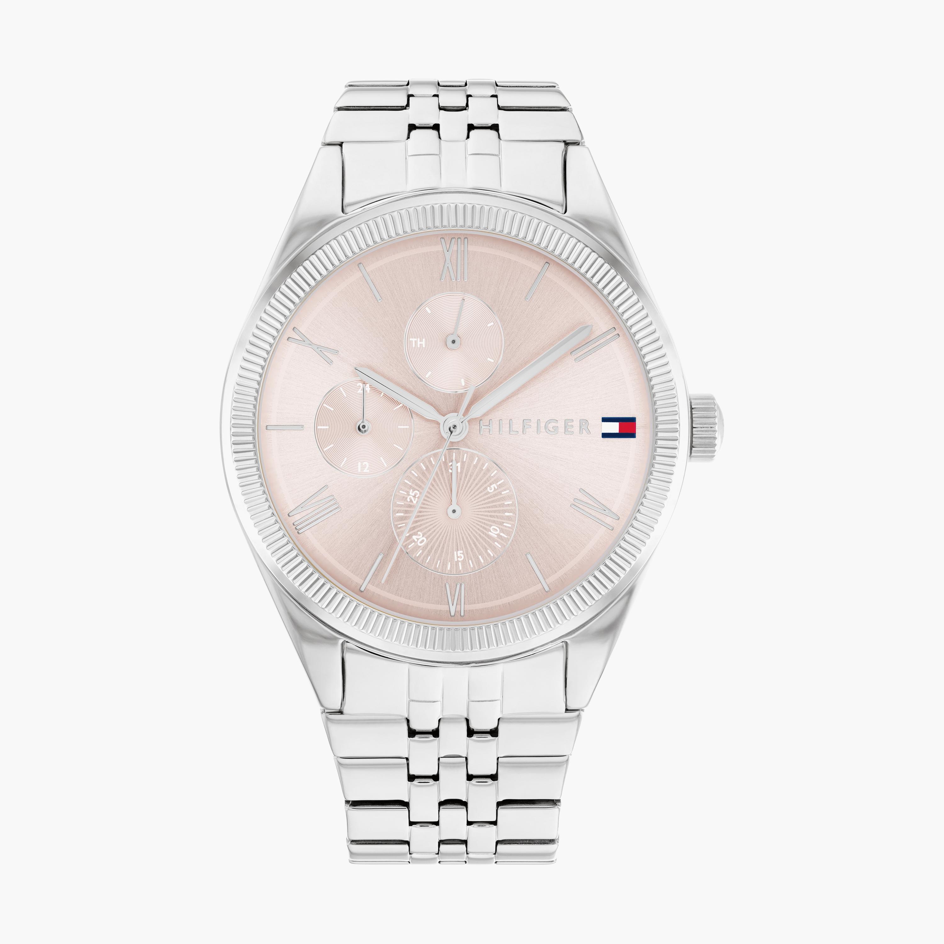 Tommy Hilfiger Women's Silver Analog Stainless Steel Strap Watch | 1782590-women-watchesandjewellery-watches-image-1
