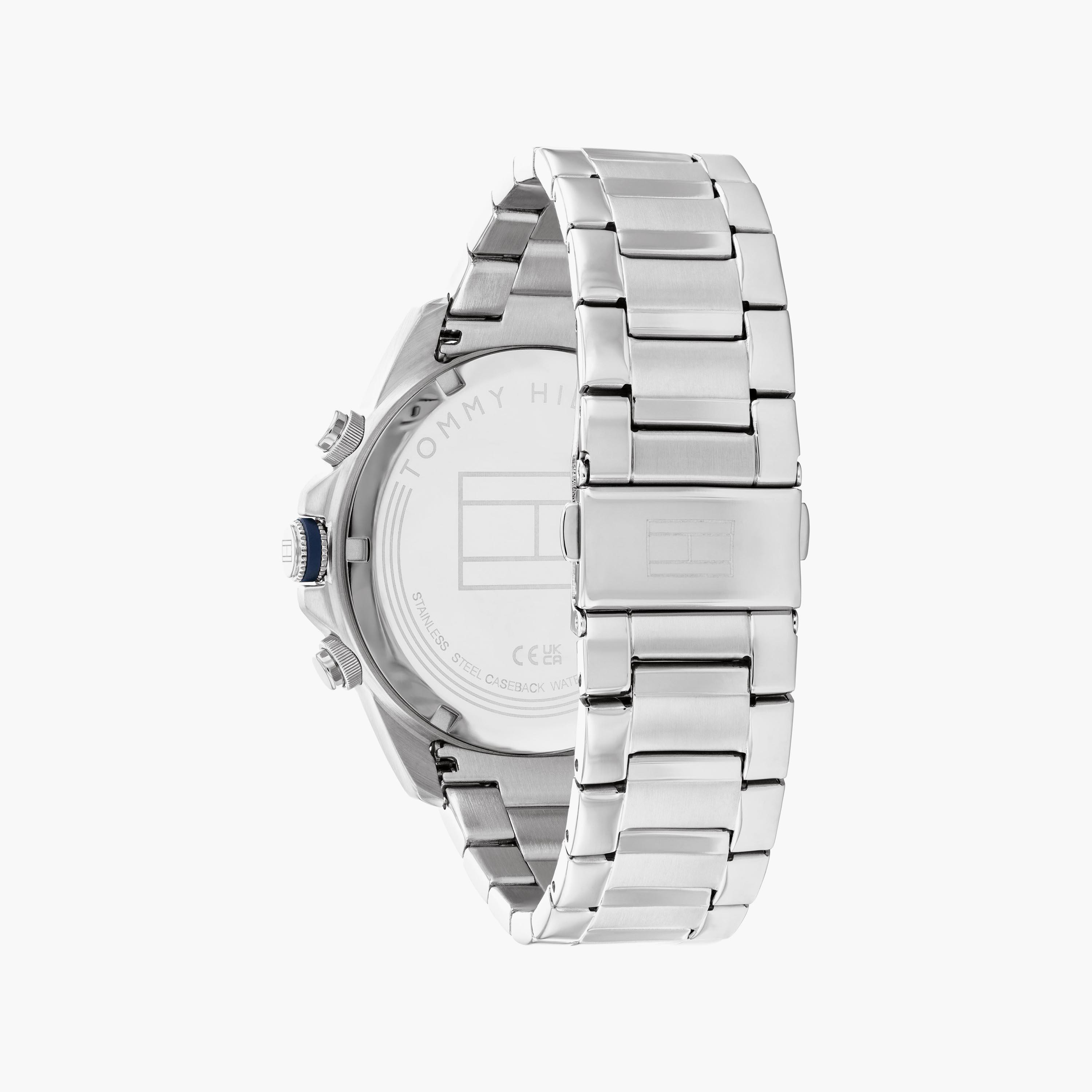 ساعة كرونوغراف فضية بسوار ستانلس ستيل من تومي هيلفيغر للرجال | 1792059-men-watchesandjewellery-watches-image-3