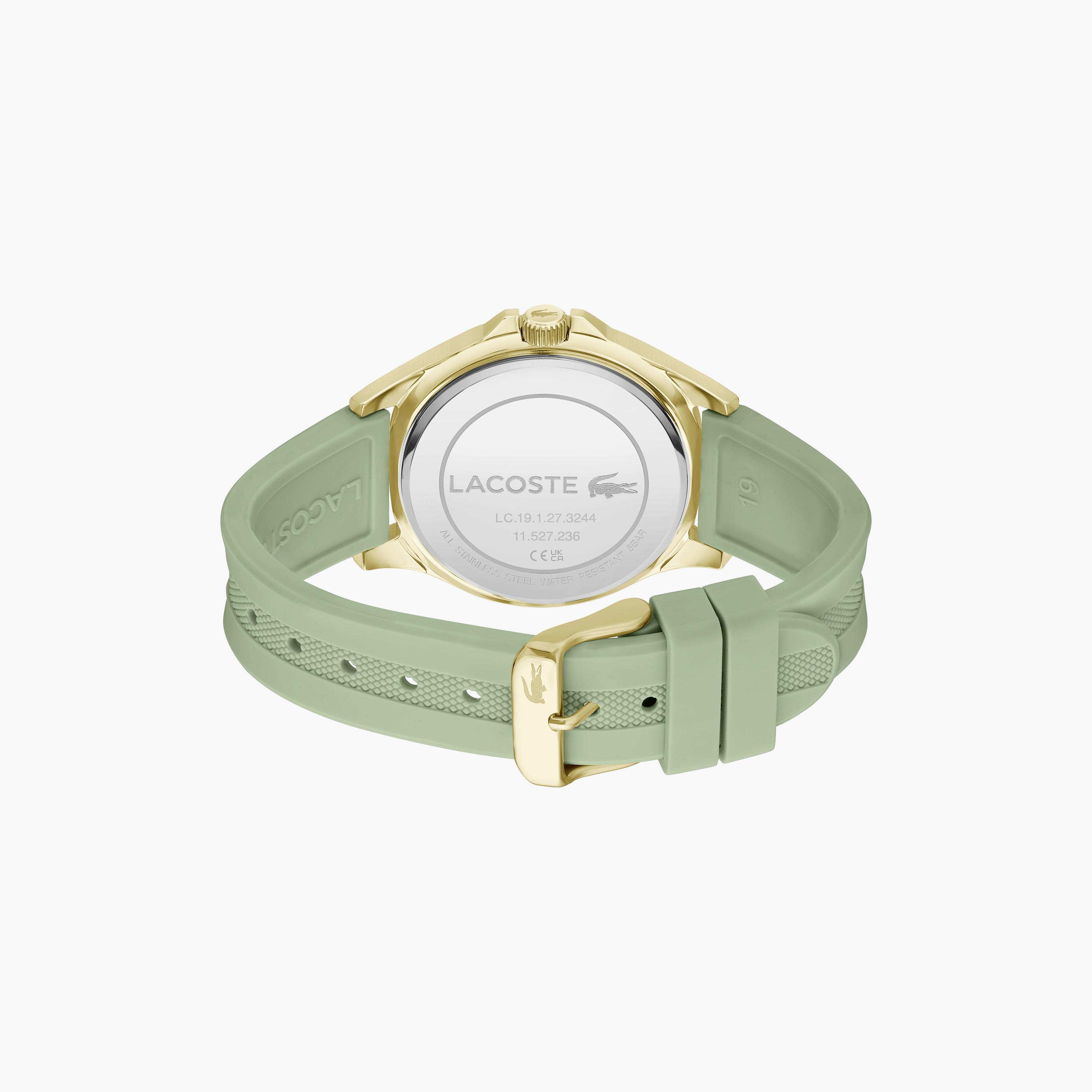 ساعة لاكوست ذو انالوج بسوار سيليكون أخضر للنساء | 2001298-women-watchesandjewellery-watches-image-3