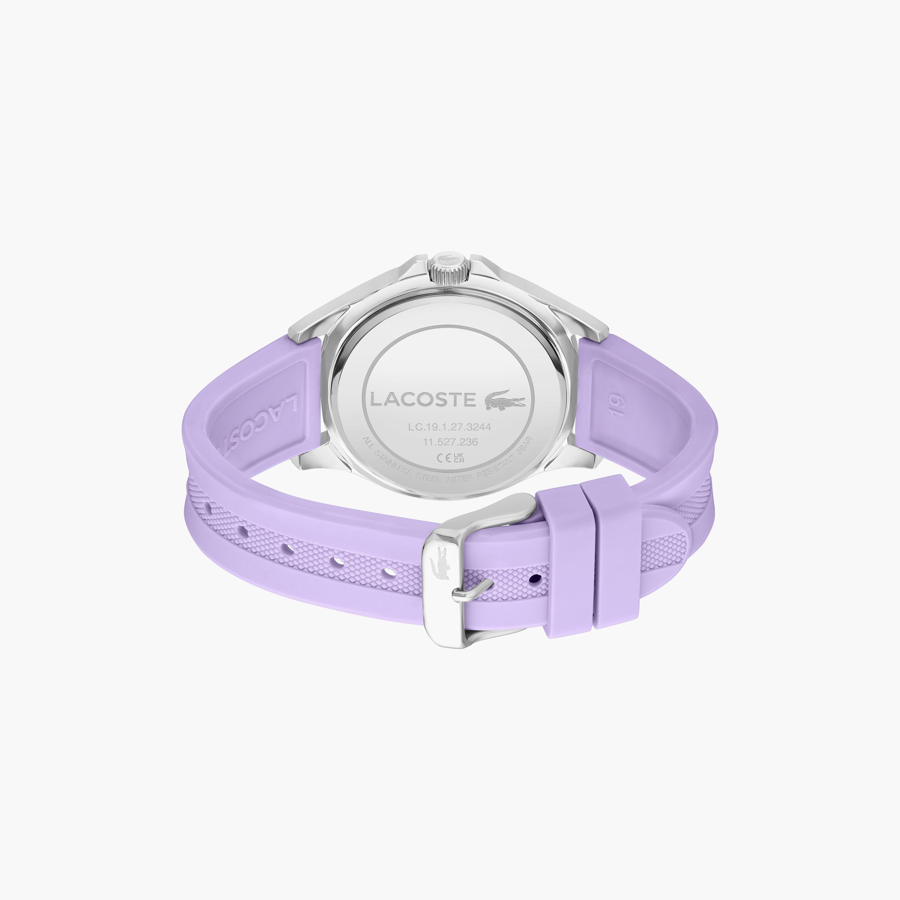 ساعة لاكوست ذو انالوج بسوار سيليكون بلون أرجواني للنساء | 2001300-women-watchesandjewellery-watches-image-3