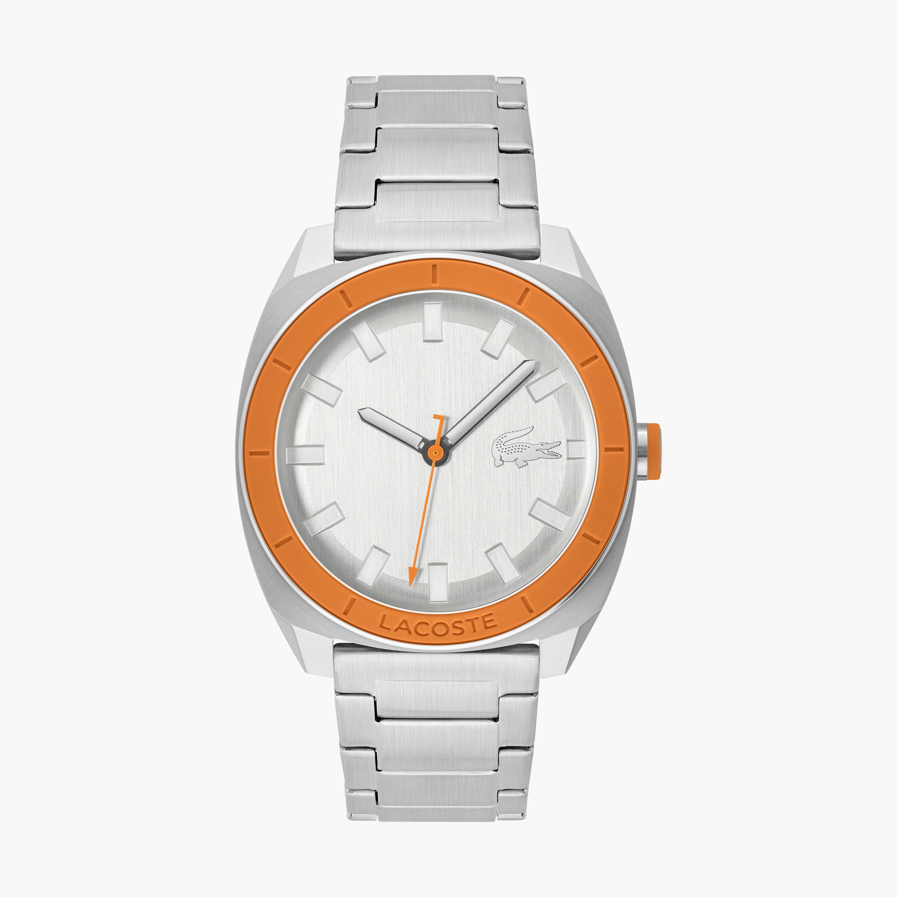ساعة كوتش ذو انالوج للرجال بسوار فضي مع ستانلس ستيل | 2011260-men-watchesandjewellery-watches-image-1