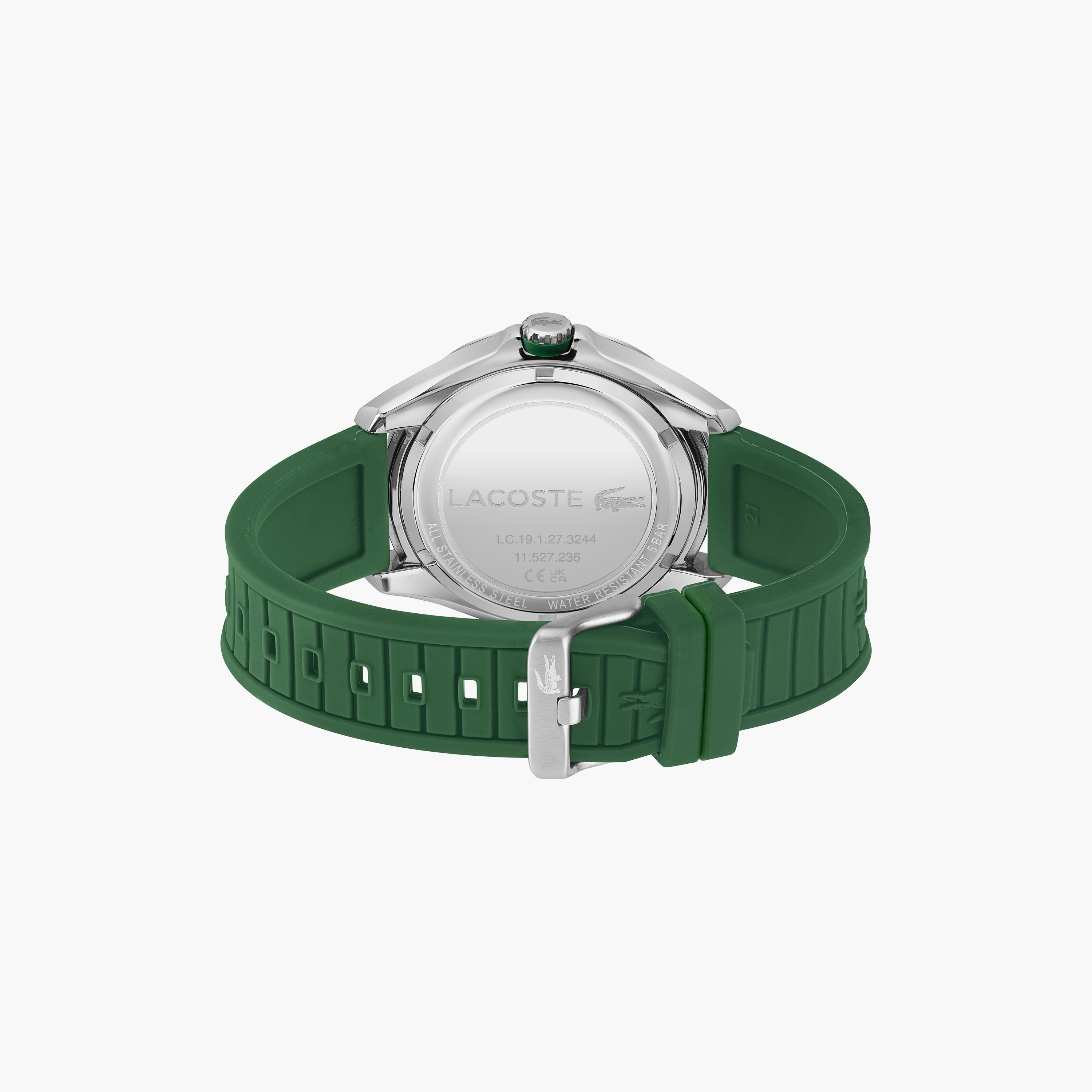 ساعة لاكوست ذو انالوج بسوار سيليكون أخضر للرجال | 2011263-men-watchesandjewellery-watches-image-3