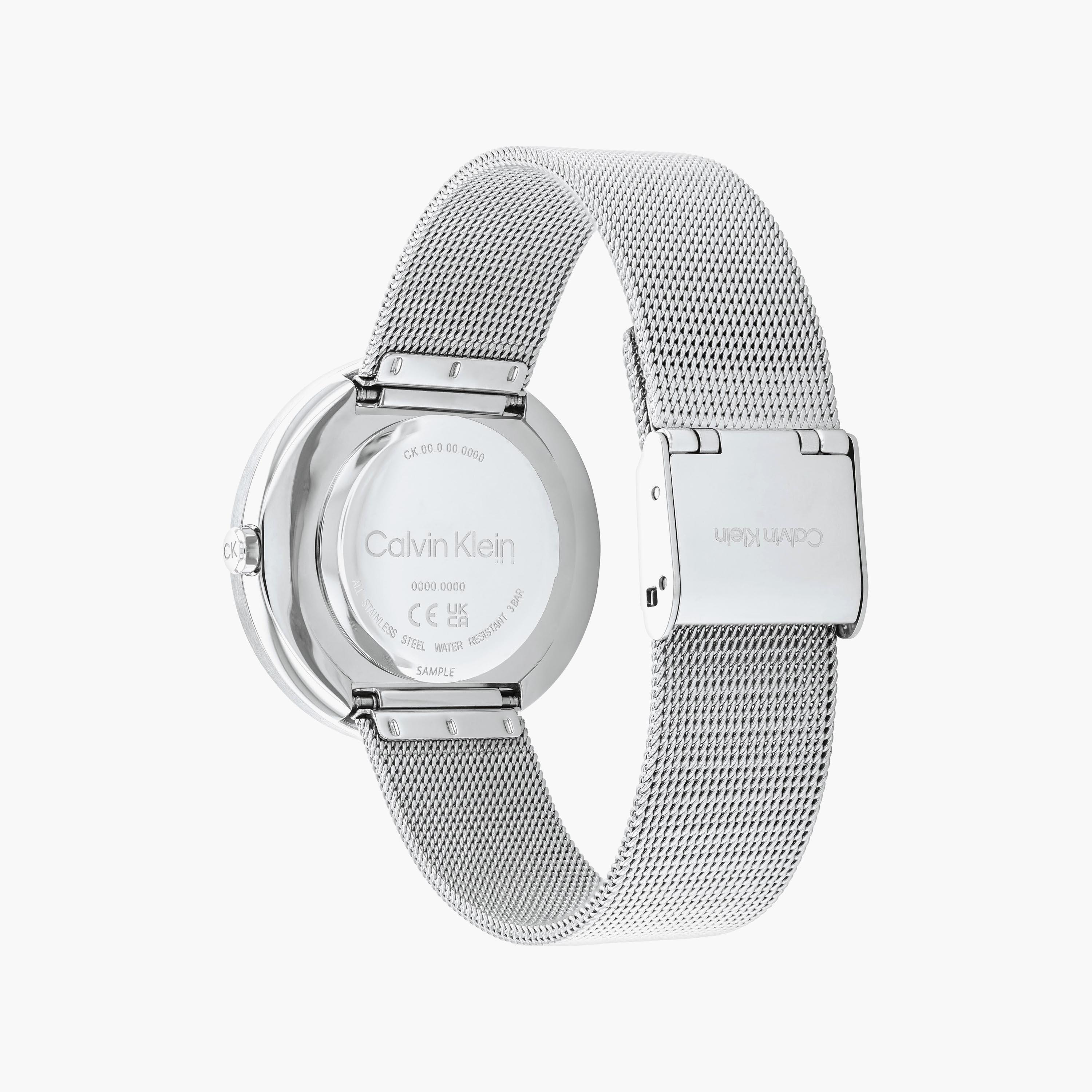 Calvin Klein Women's Silver Analog Stainless Steel Strap Watch | 25200149-women-watchesandjewellery-watches-image-3