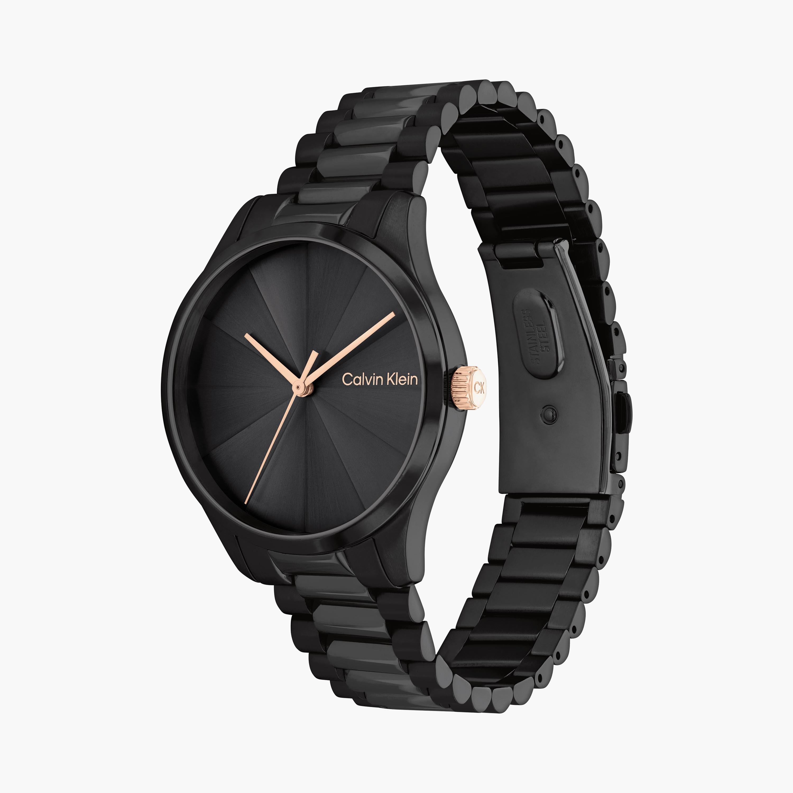 Calvin Klein Black Analog Stainless Steel Strap Watch | 25200233-men-watchesandjewellery-watches-image-2