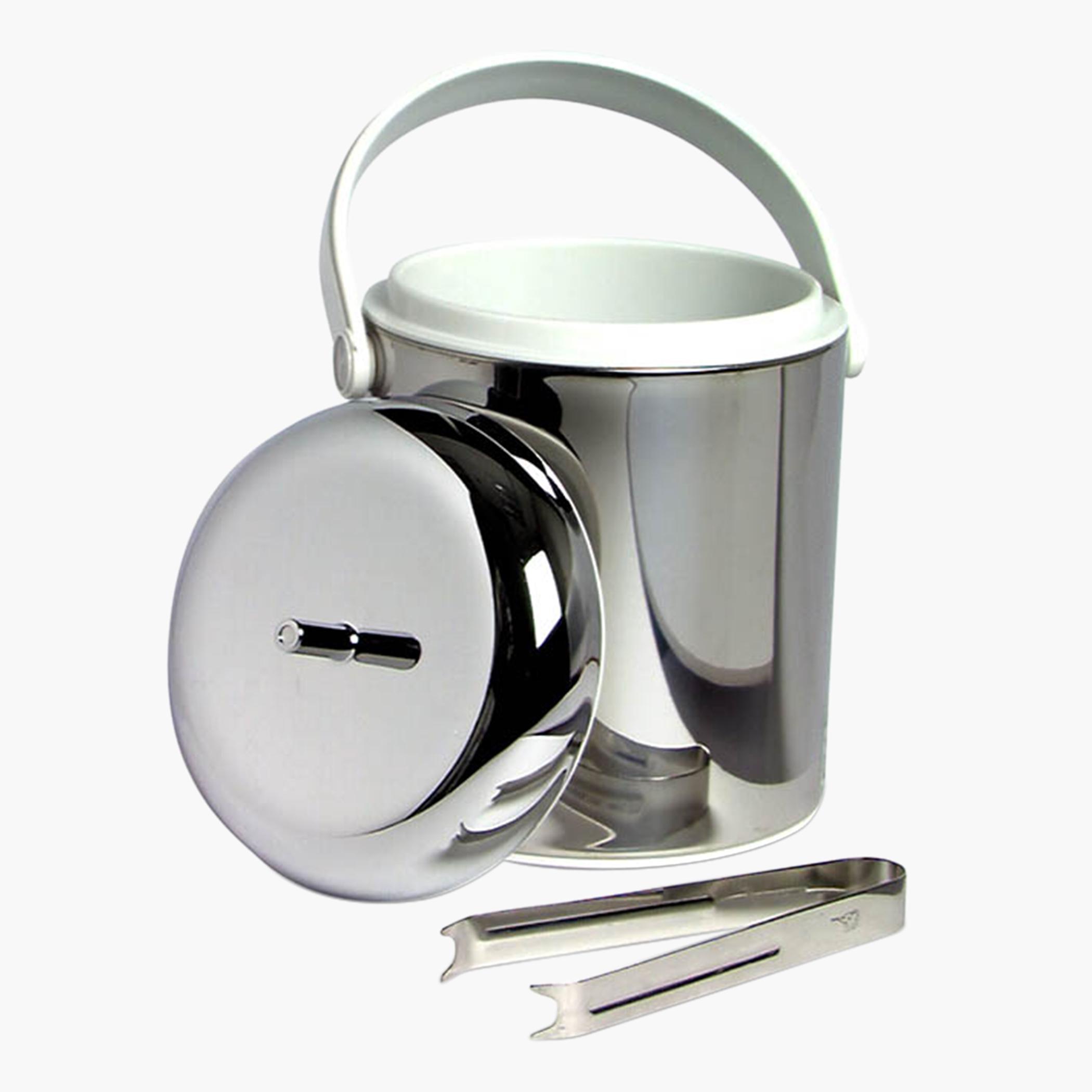 Zojirushi Stainless Steel Insulated Ice Bucket with Tongs - 1.2 L