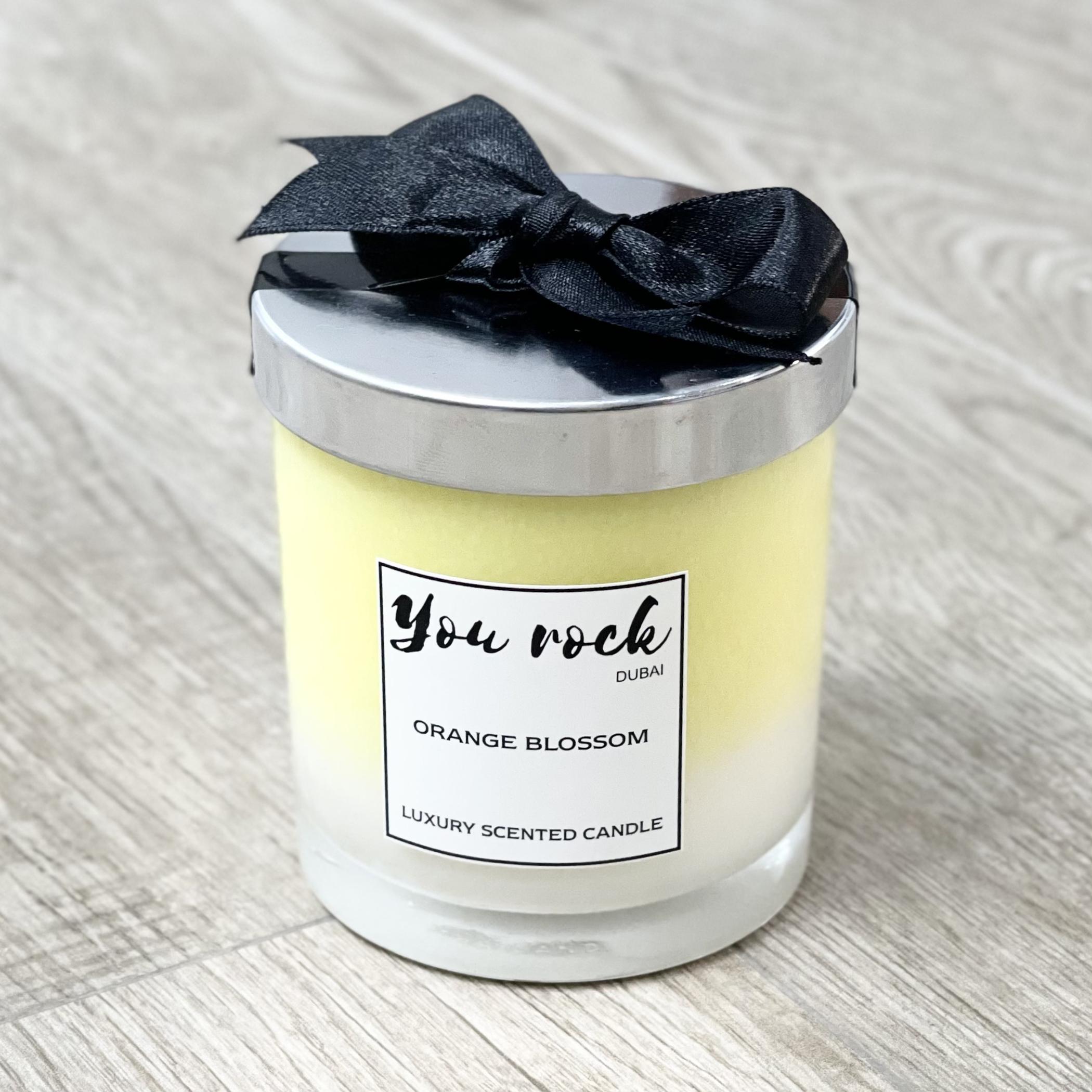 You Rock Signature Orange Blossom Scented Candle