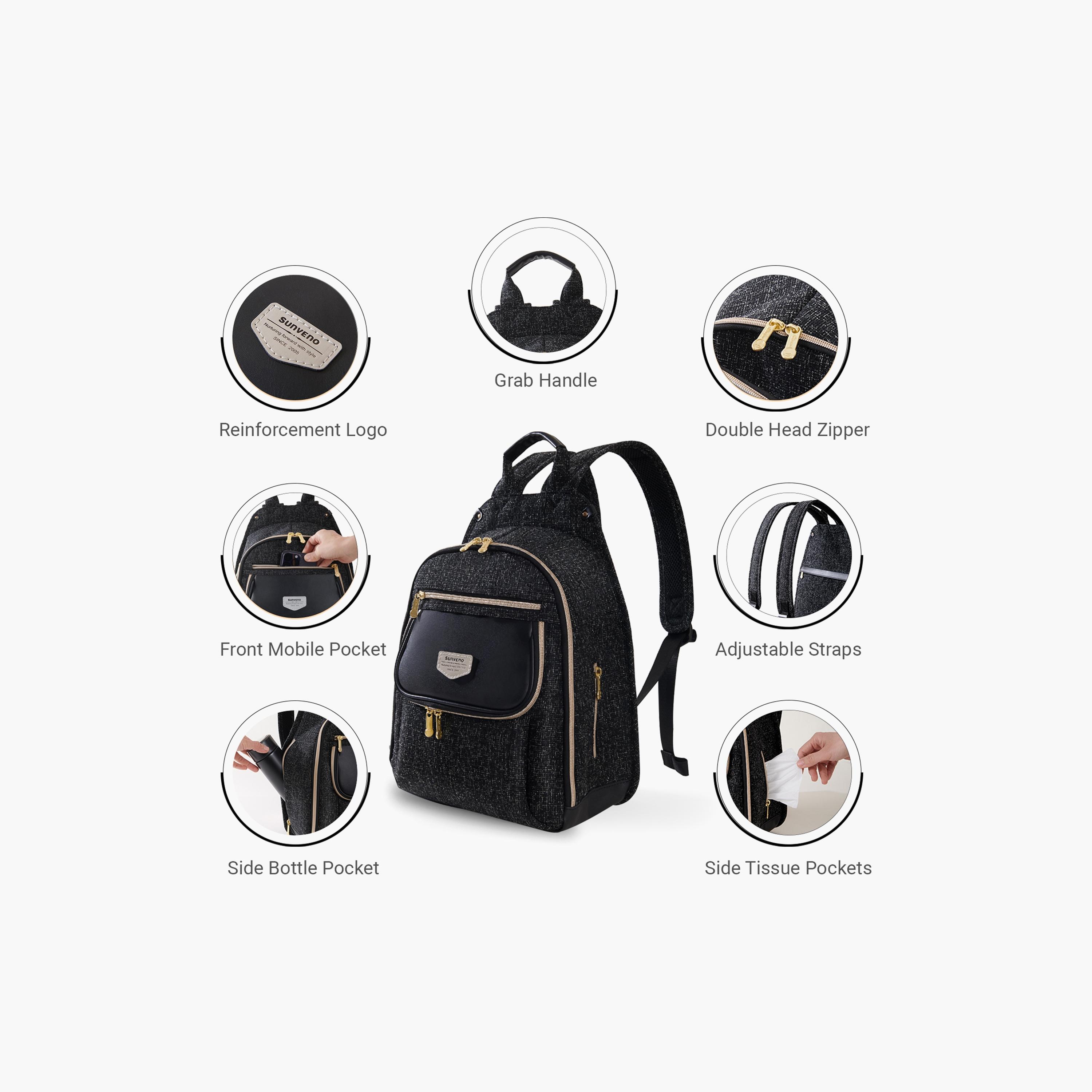 Sunveno Fashion Compact Diaper Backpack-baby-diapering-diaperbags-image-2