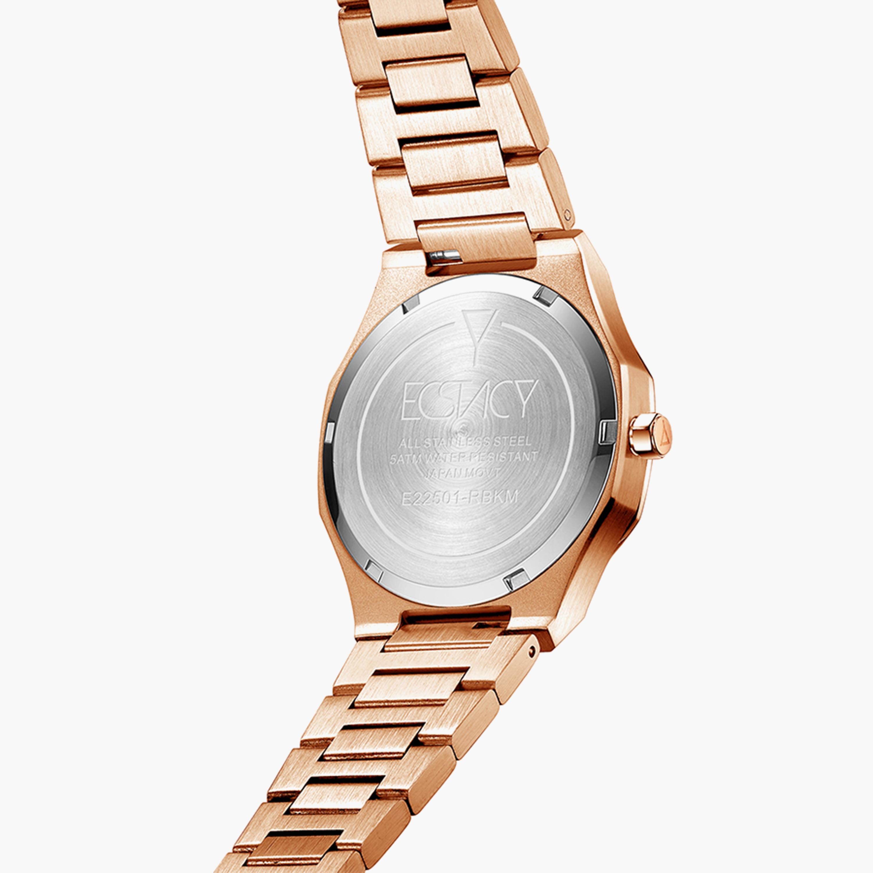Ecstacy Women's Rose Gold Analog Stainless Steel Strap Watch | E22501-RBKM-women-watchesandjewellery-watches-image-3