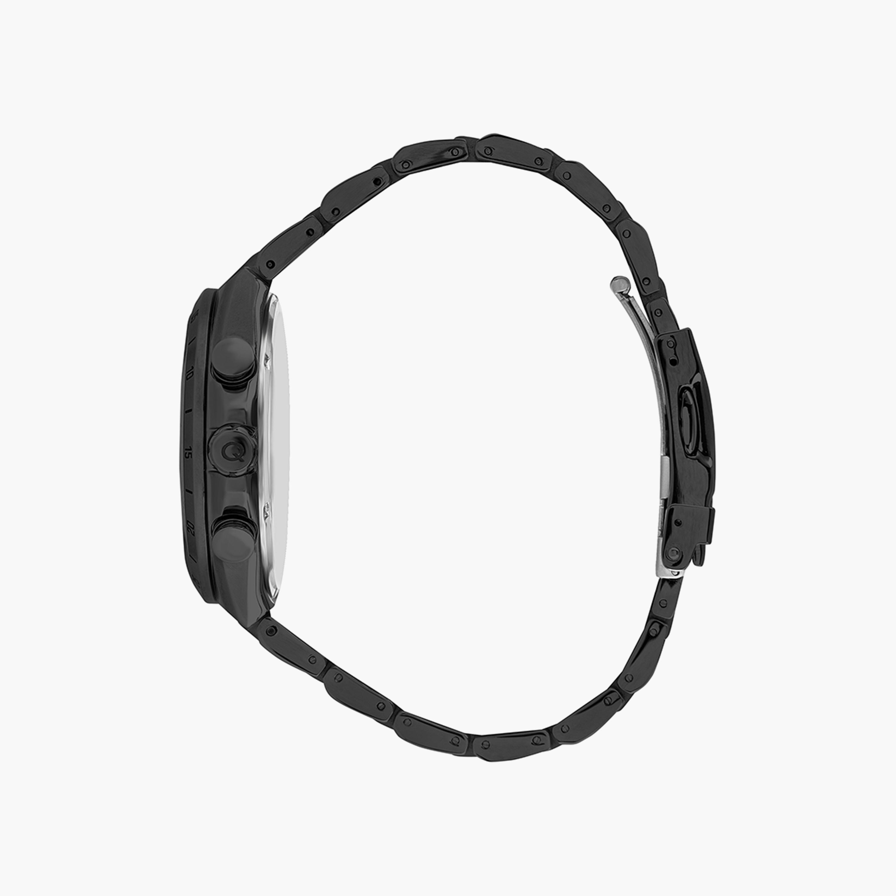 Quantum Men's Black Chronograph Stainless Steel Strap Watch | PWG936.690-men-watchesandjewellery-watches-image-2