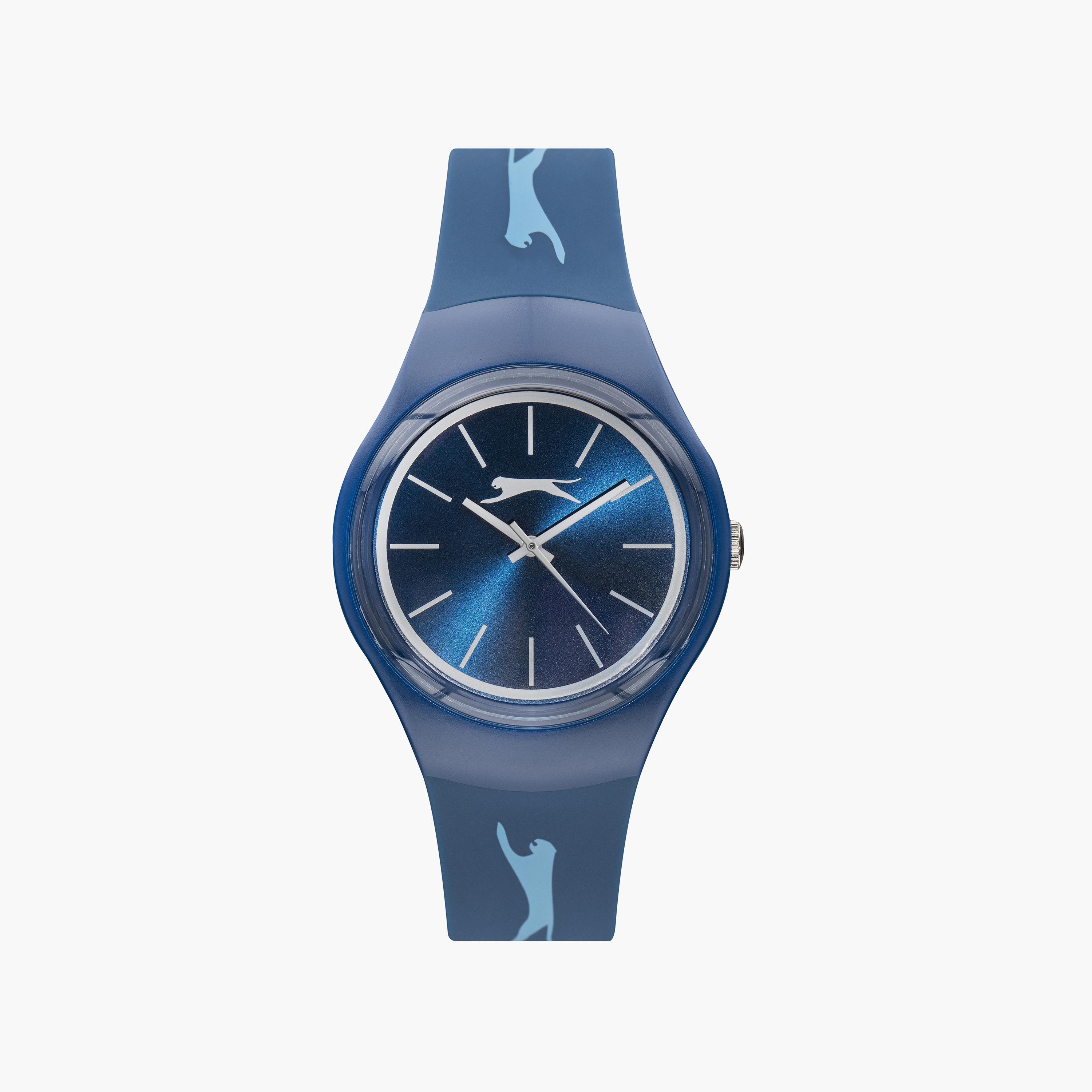 Slazenger Blue Analog Silicone Strap Watch | SL.9.6570.3.01-men-watchesandjewellery-watches-image-1