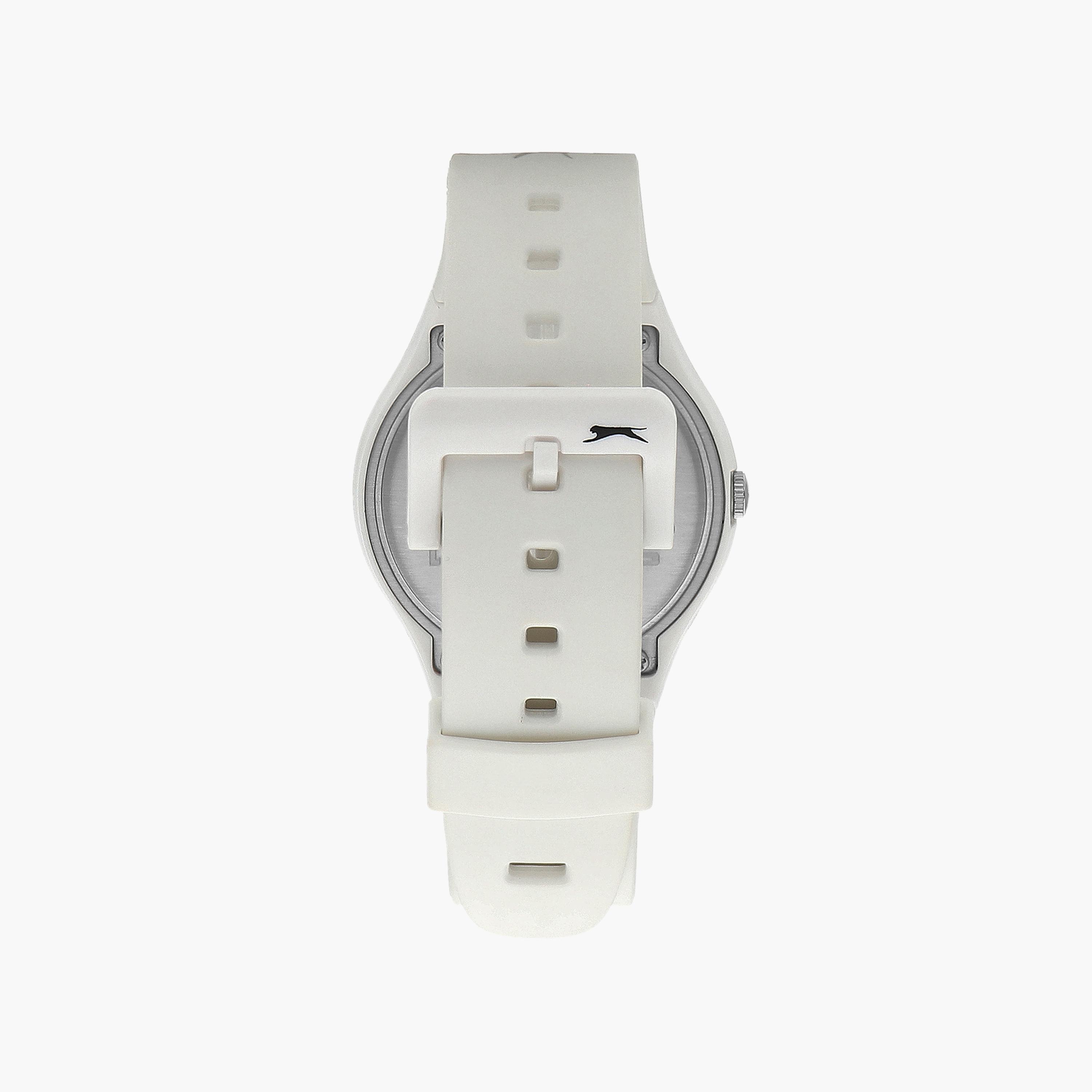 Slazenger White Analog Silicone Strap Watch | SL.9.6570.3.05-men-watchesandjewellery-watches-image-3