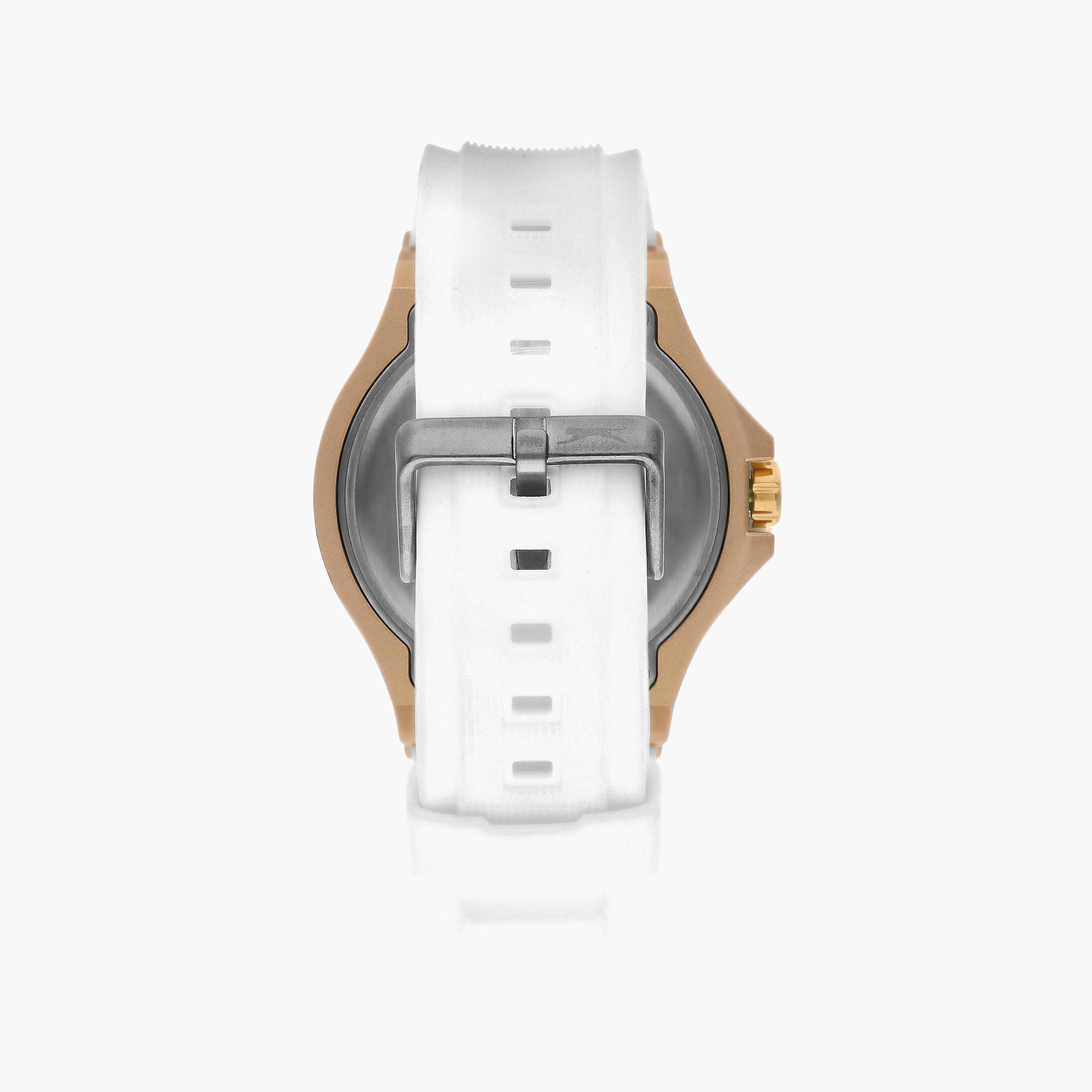 ساعة أنالوج للرجال بسوار سليكون بلون أبيض من سلازينجر | SL.9.6572.1.03-men-watchesandjewellery-watches-image-3