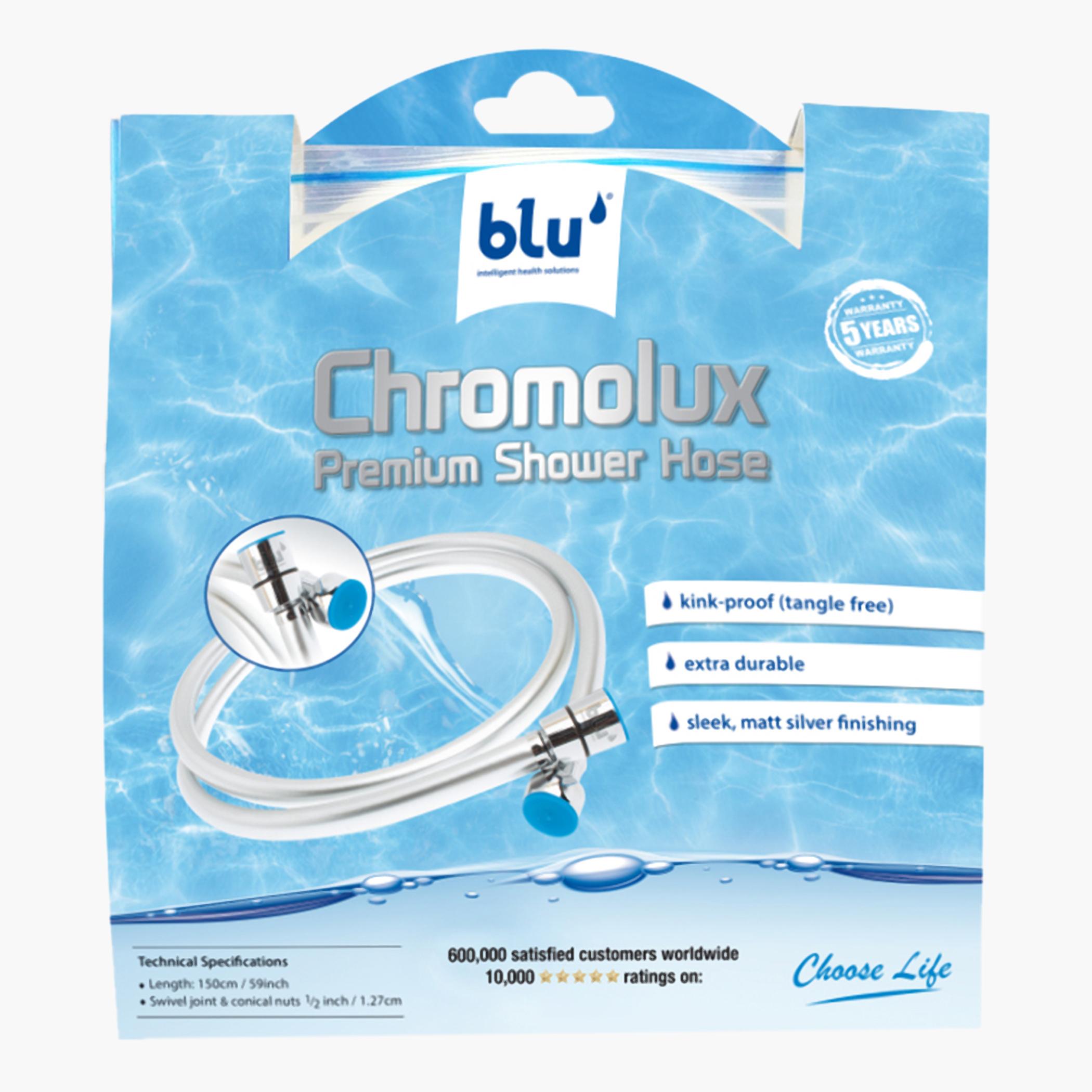 BLU Chromolux Premium Shower Hose