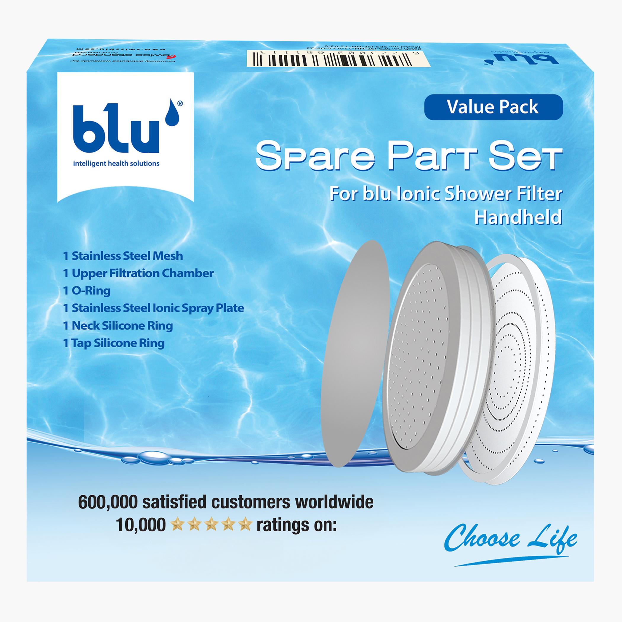 BLU Spare Parts Set for BLU Handheld Iconic Shower Filter