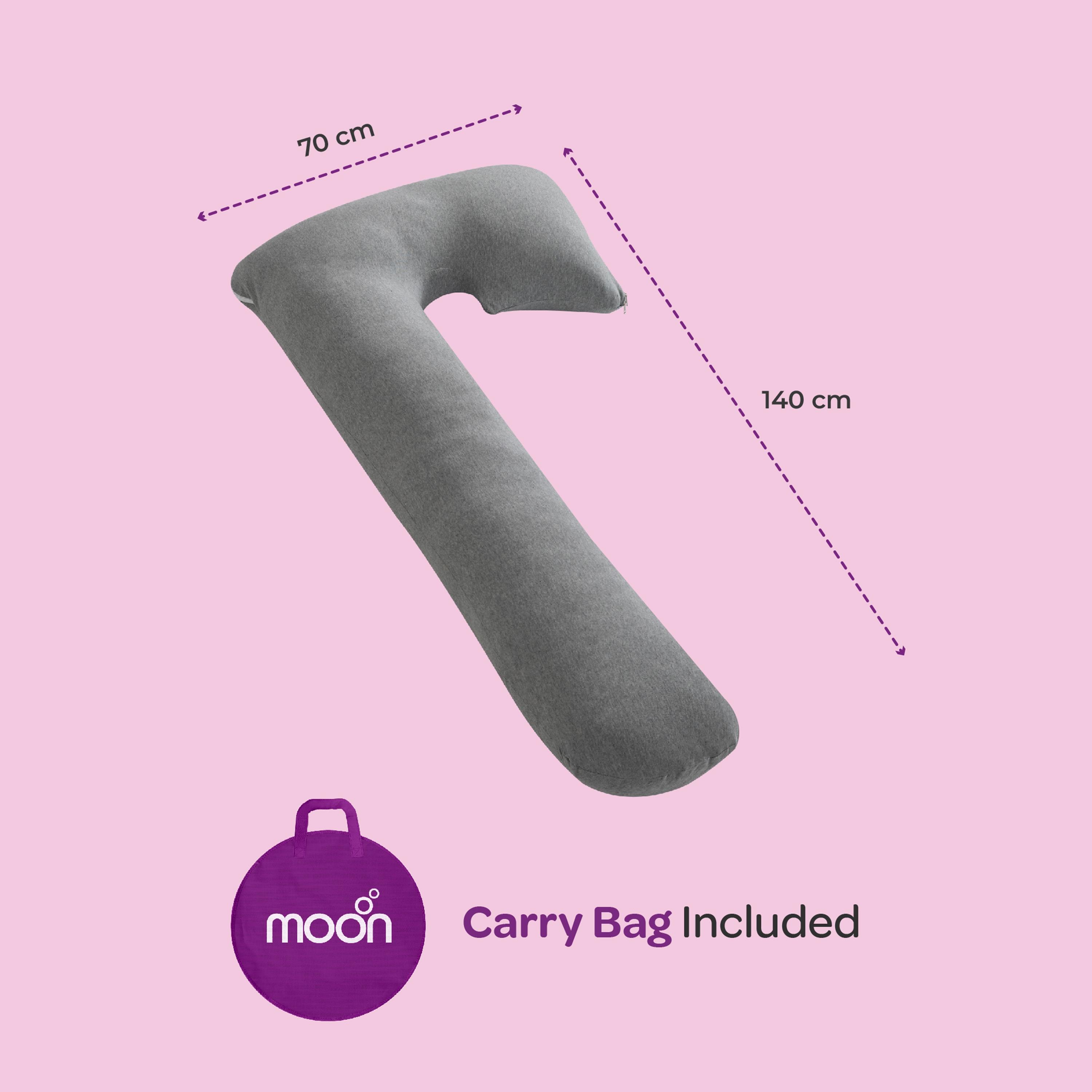 MOON Organic J Shaped Maternity Pillow-baby-maternalcare-pregnancypillows-image-4