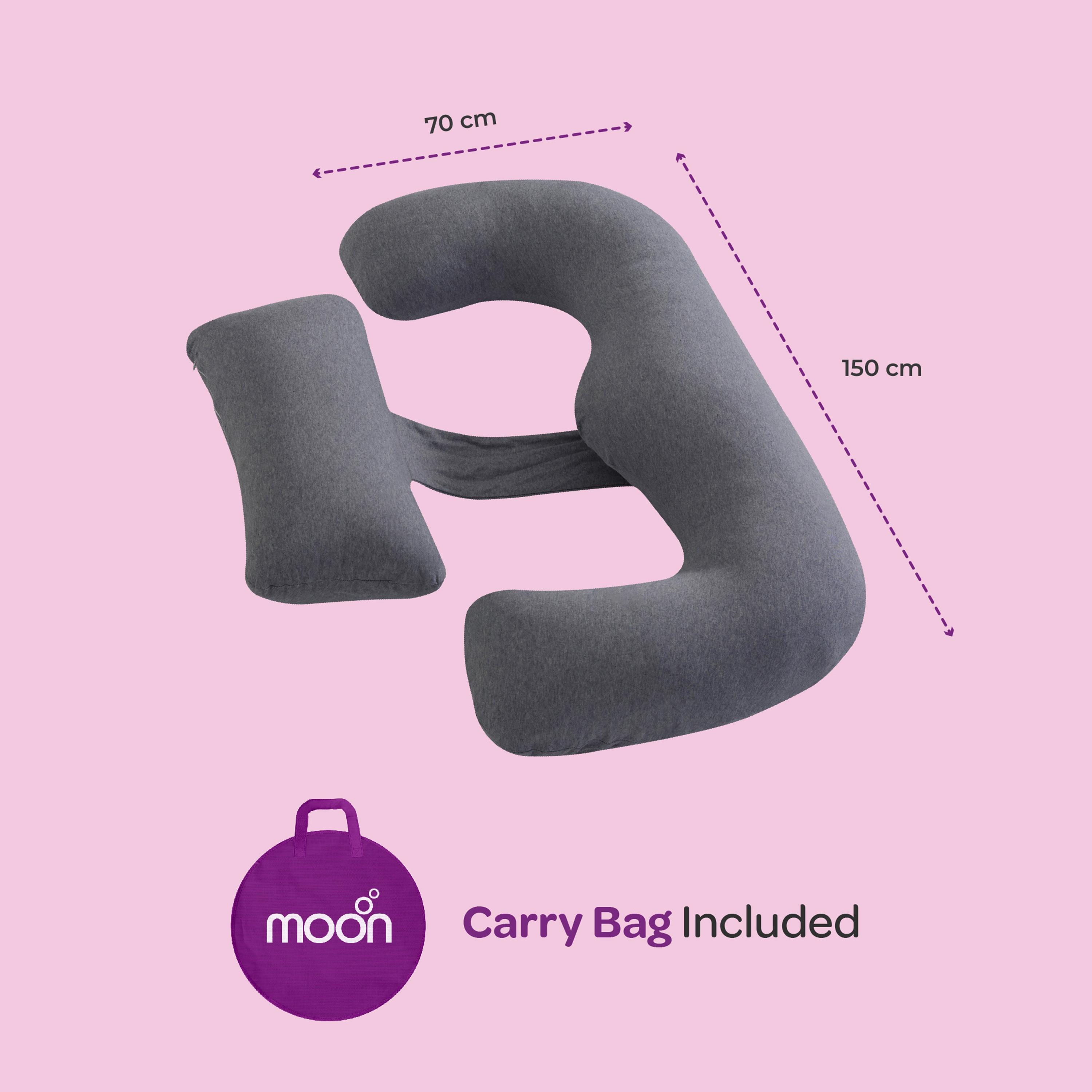 MOON Organic Multi Position Maternity Pillow with Detachable Back Support-baby-maternalcare-pregnancypillows-image-4